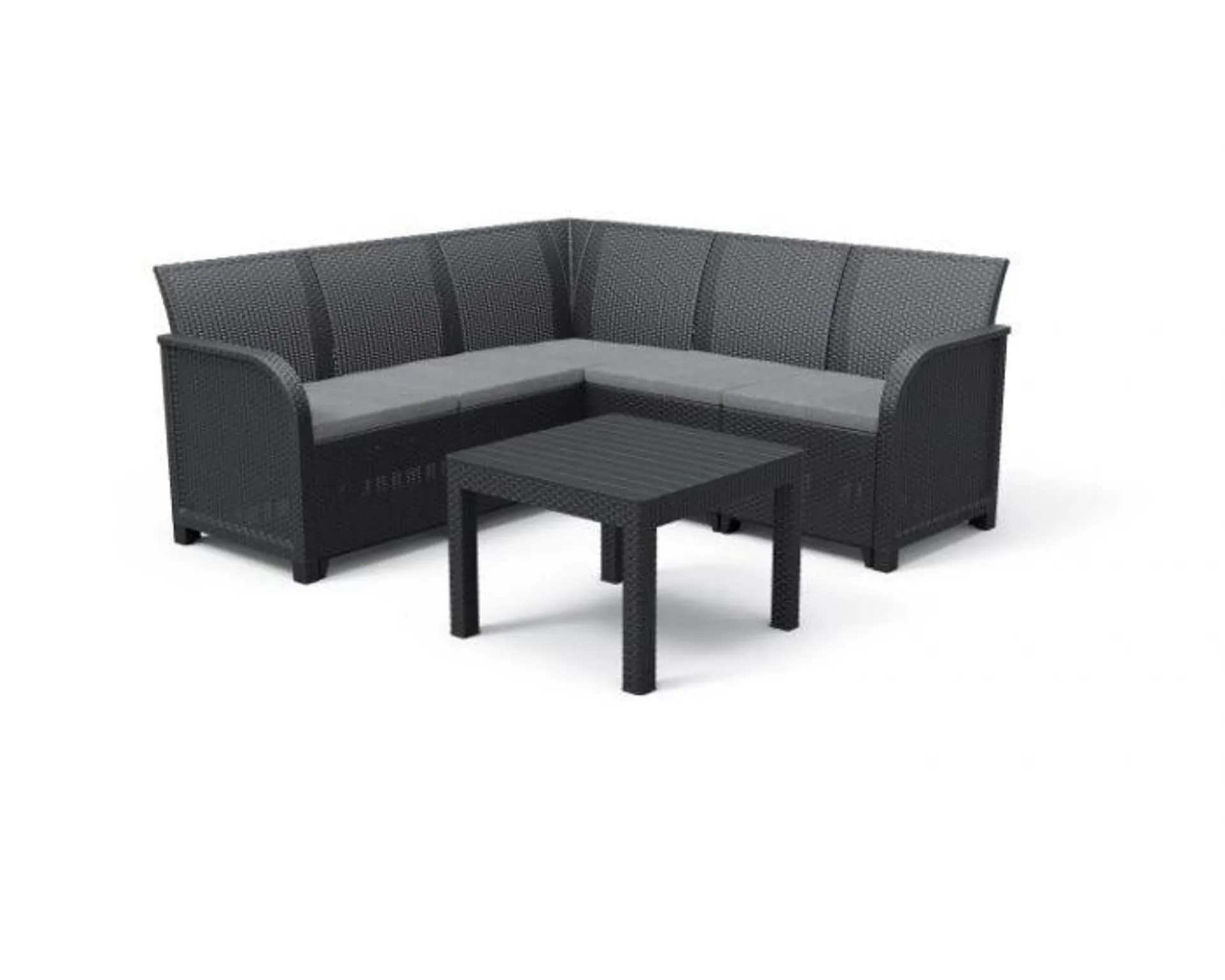 Keter Rosalie Hoek Loungeset - 5-persoons