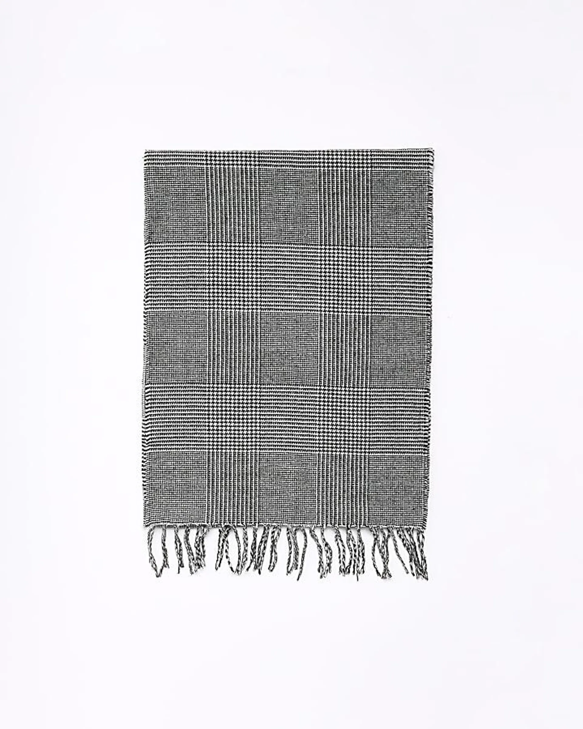 Black check scarf