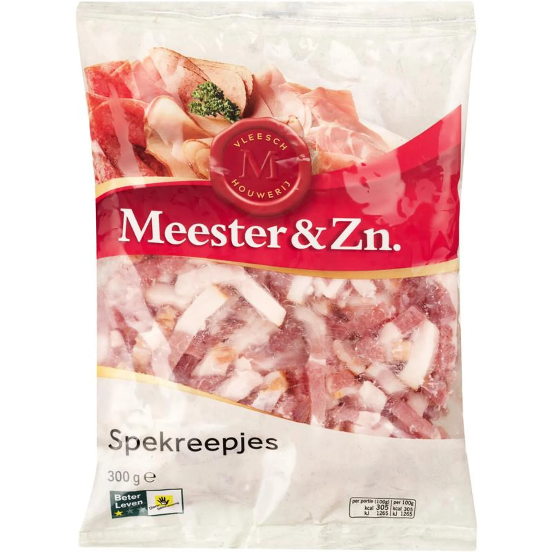 Meester & Zn. Gerookte spekreepjes