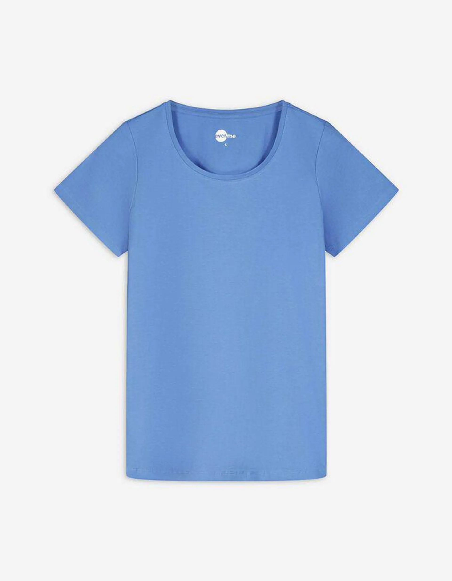 T-shirt - Basis - blauw