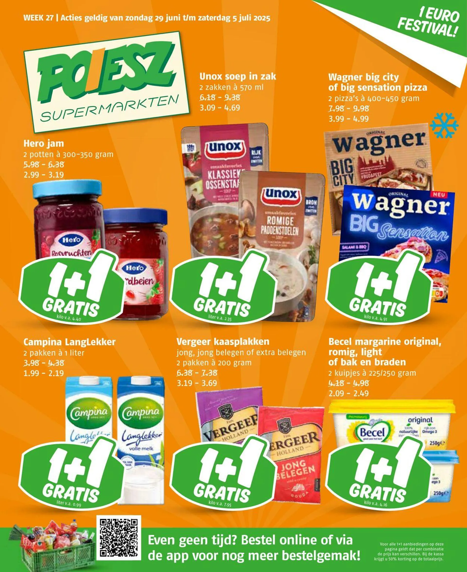 Poiesz Actuele folder van 30 juni tot 6 juli 2025 - Folder pagina 1