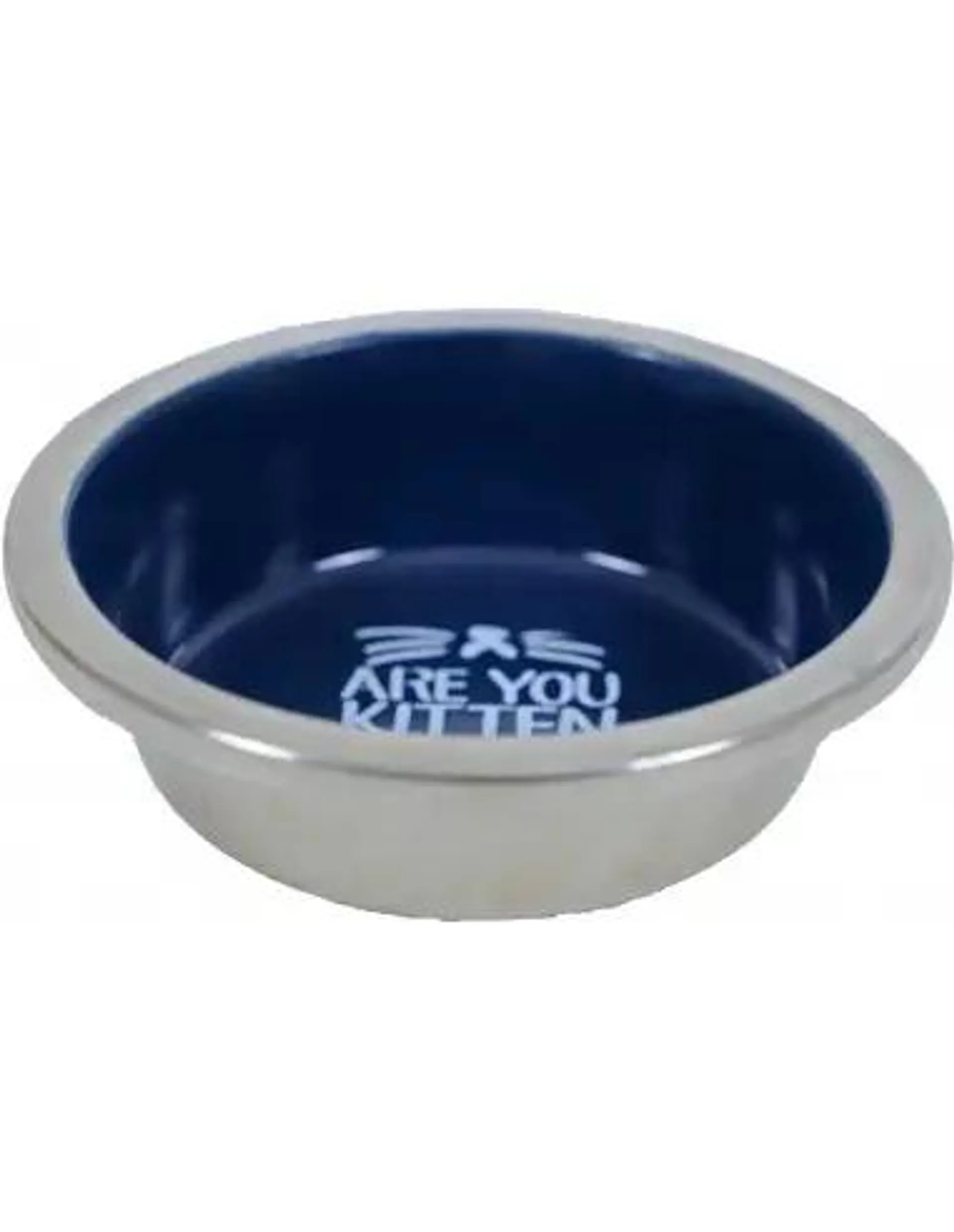 BOON Eetbak kat rvs melamine 11cm blauw