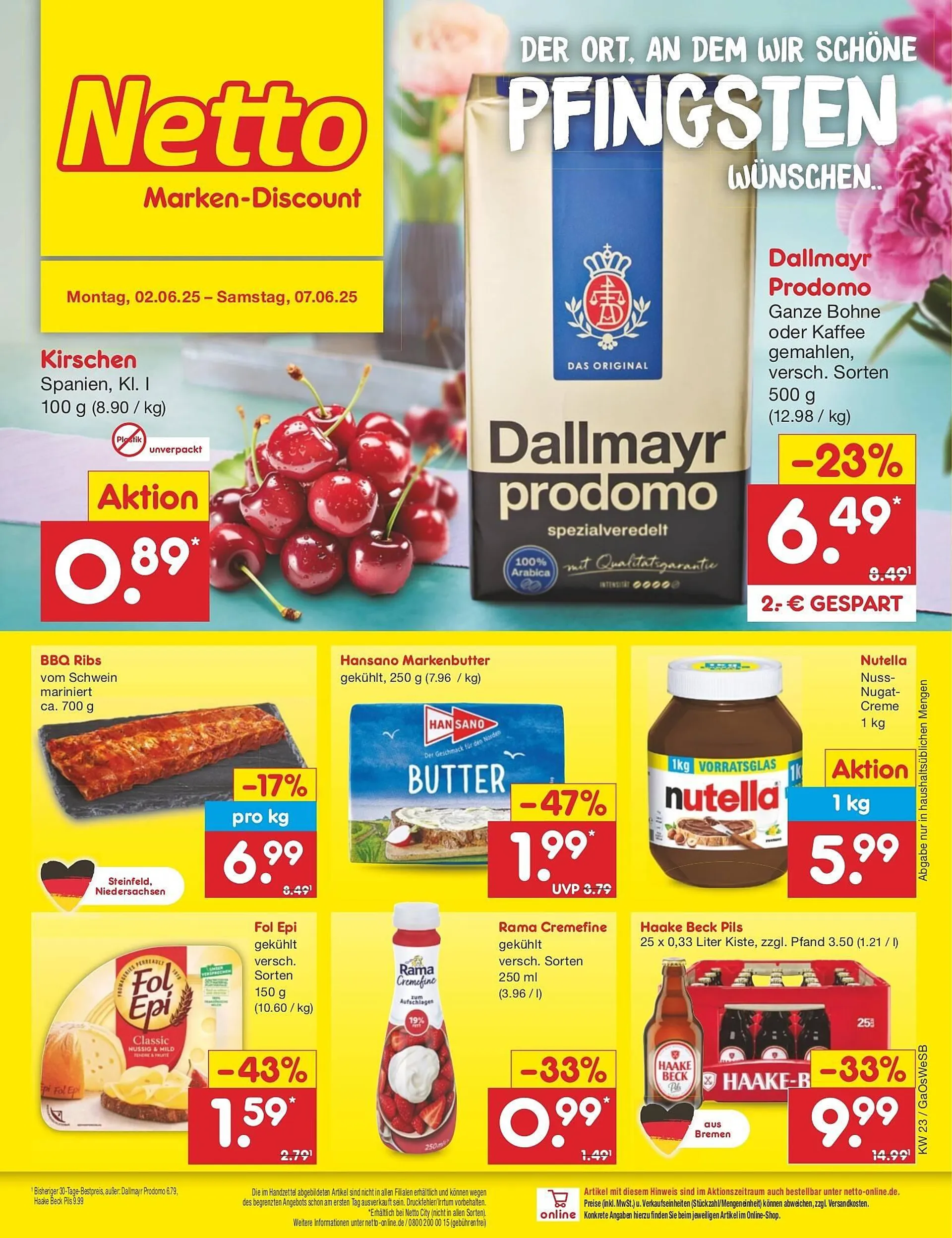 Netto Marken-Discount DE folder van 2 juni tot 7 juni 2025 - Folder pagina 1