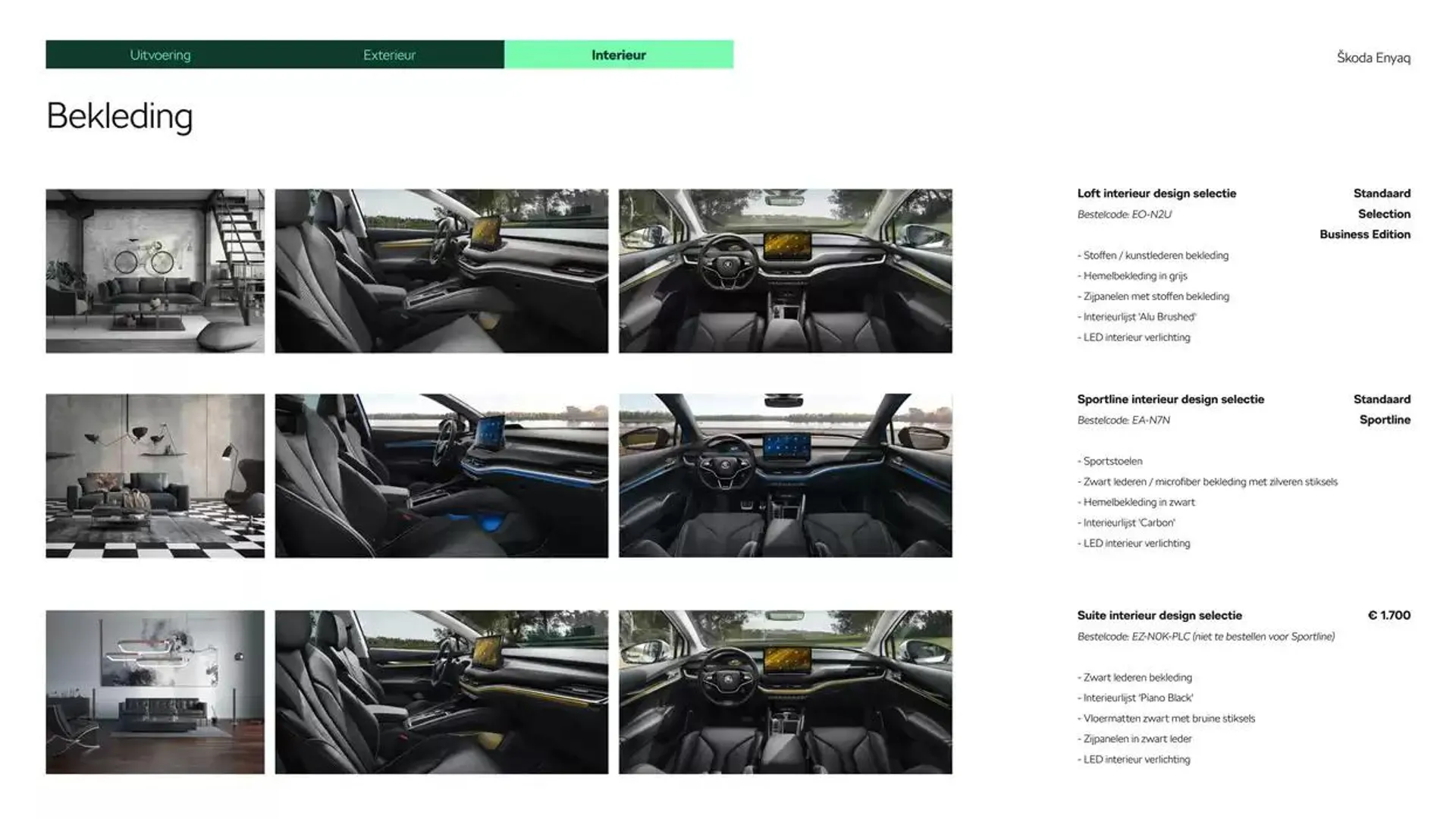 Škoda Enyaq prijslijst per 1 oktober 2024 van 29 oktober tot 29 oktober 2025 - Folder pagina 12
