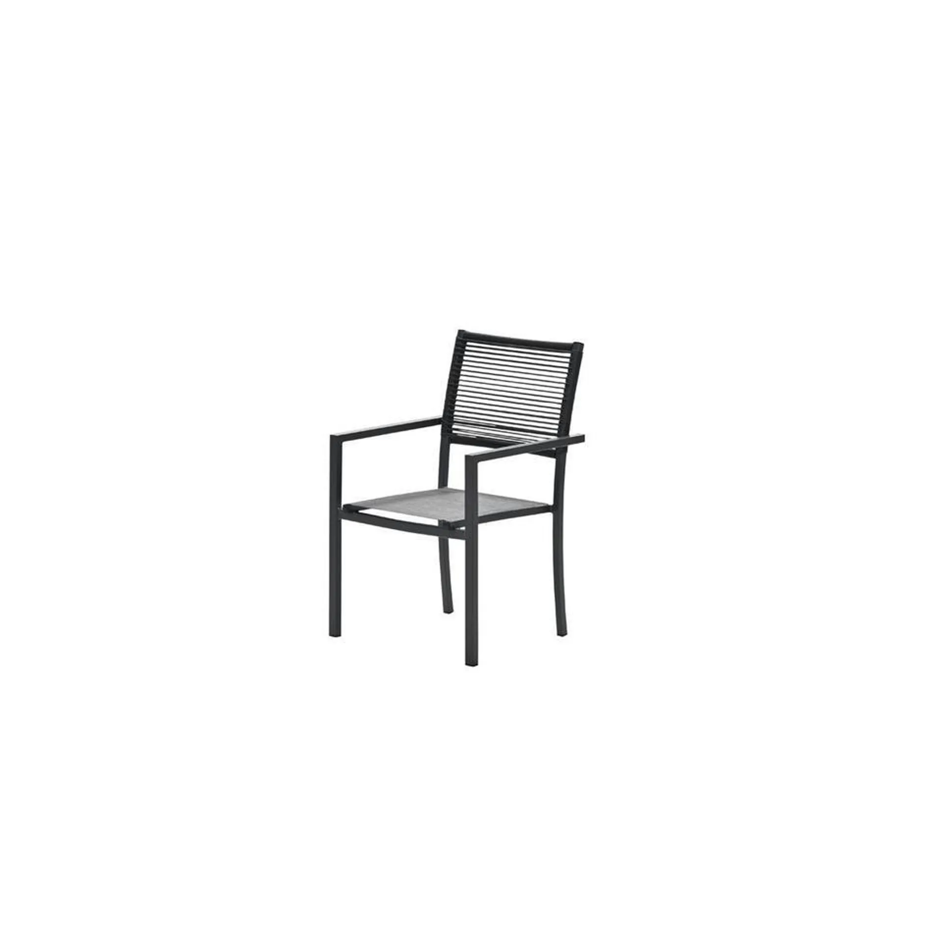 Garden Impressions Star dining fauteuil - carbon black - rope black