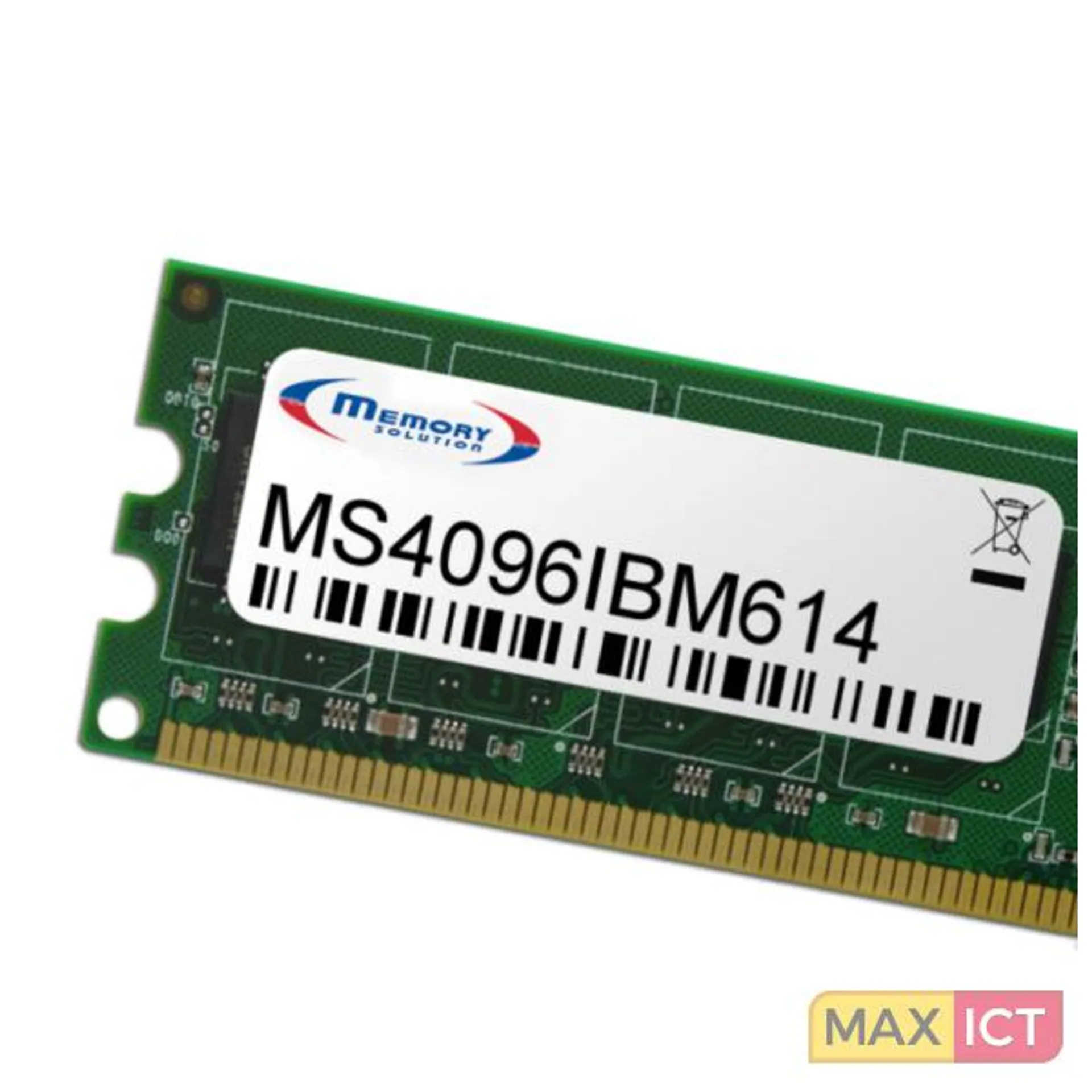 Max ICT Memory Solution MS4096IBM614 geheugenmodule 4 GB