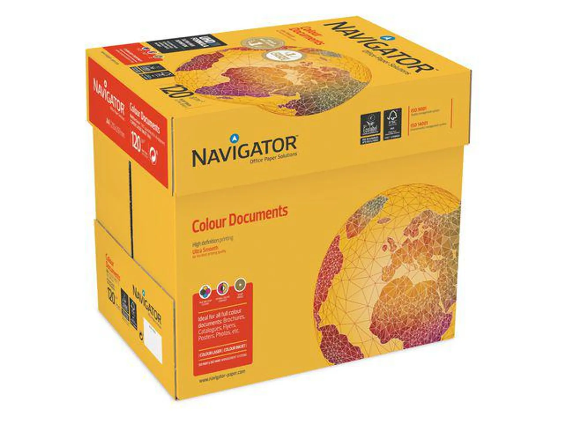 Navigator Colour Document Papier A4 120 g/m² Wit