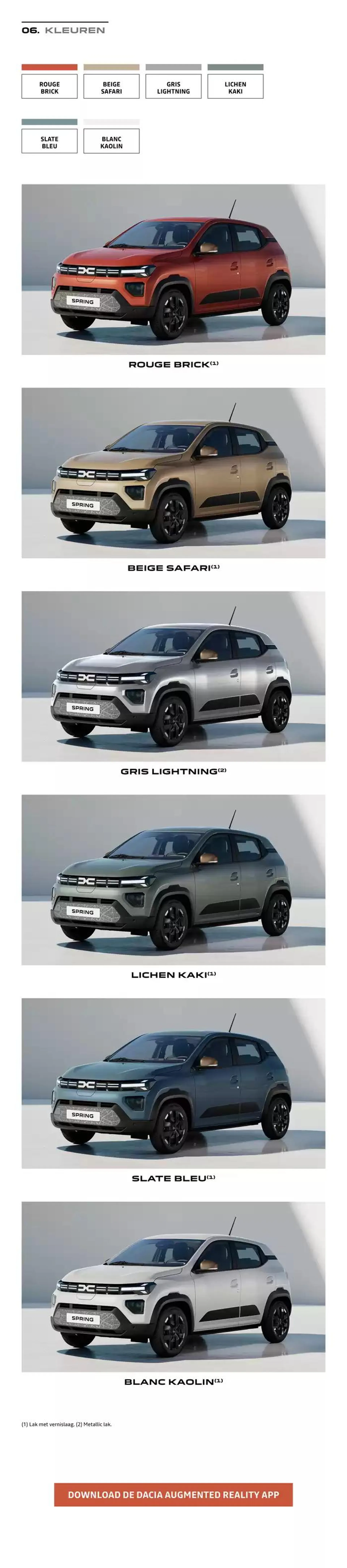 Dacia Spring van 28 november tot 30 juni 2025 - Folder pagina 11