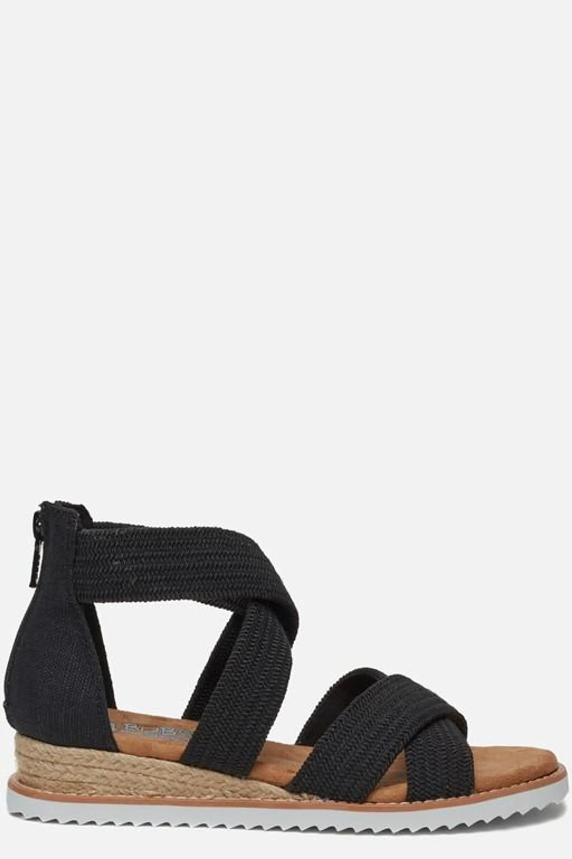 Bobs Desert Kiss Stretch Sandalen zwart