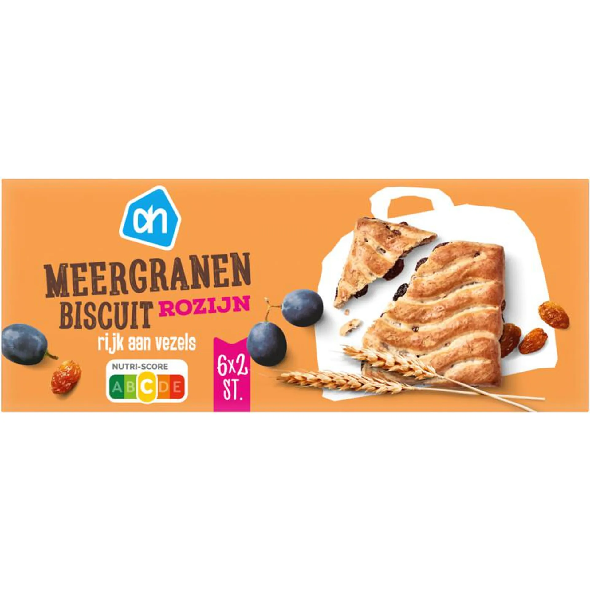 AH Meergranenbiscuit rozijn