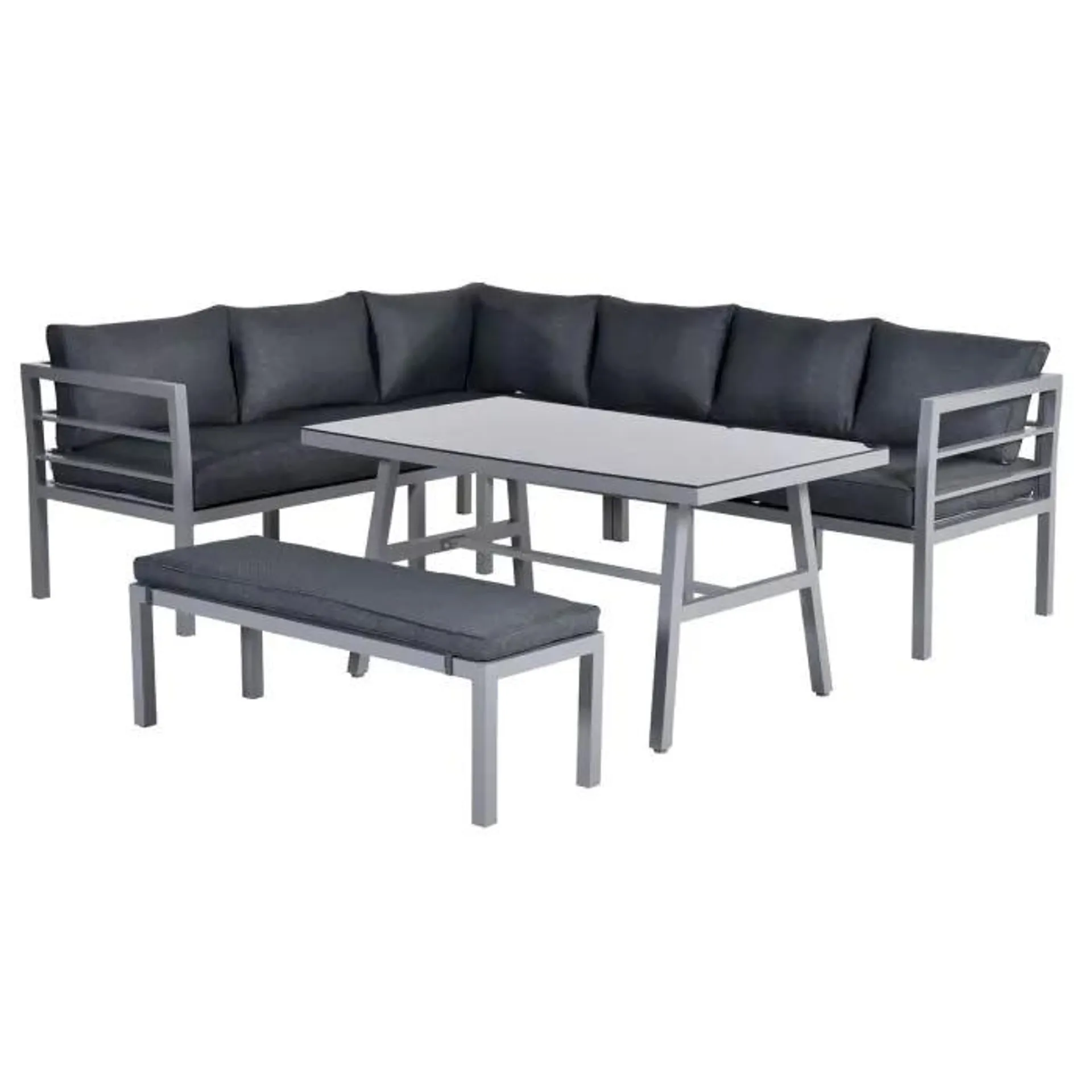 Blakes lounge dining set 4-delig - lgrijs