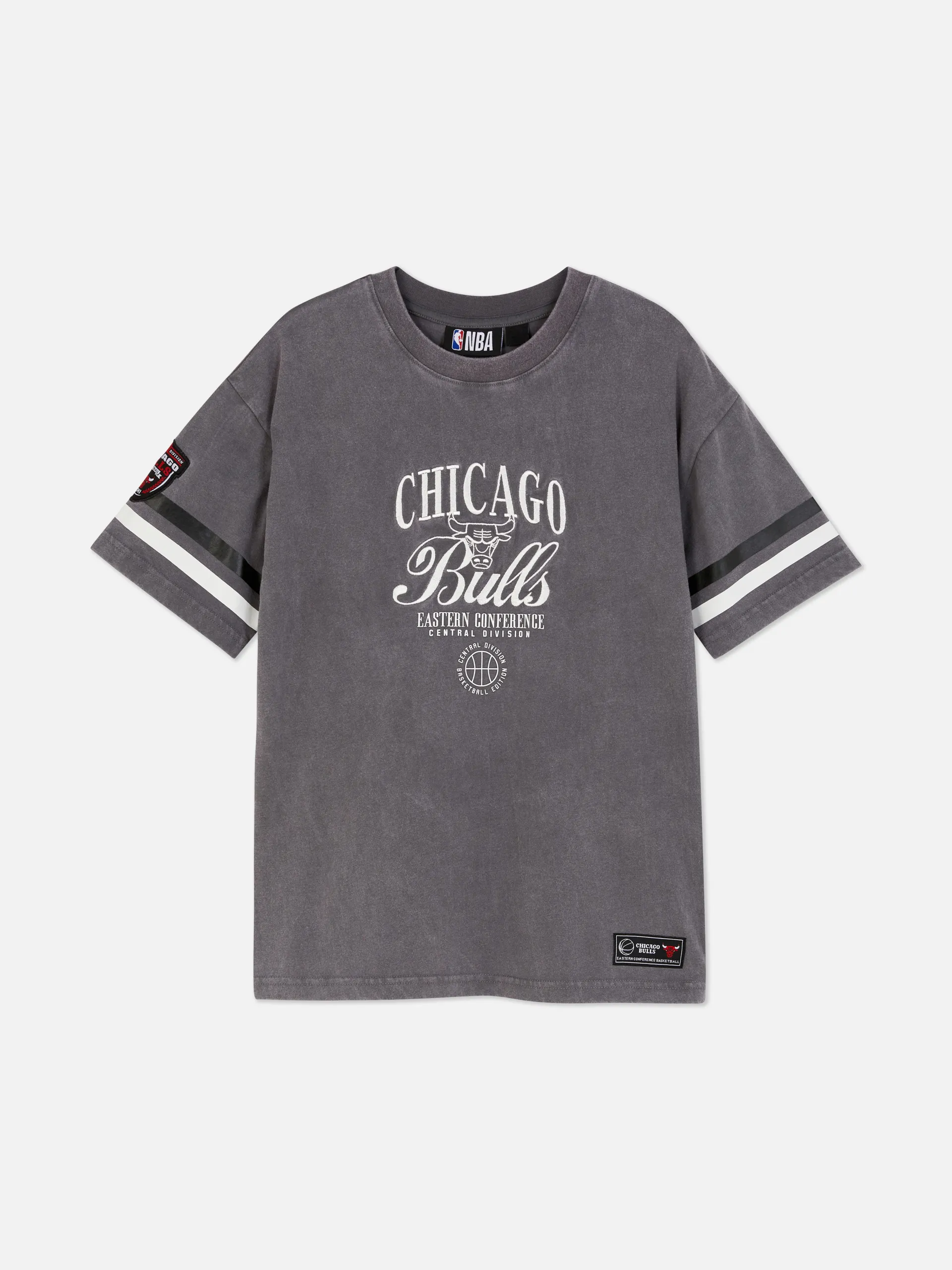 T-shirt met strepen NBA Chicago Bulls