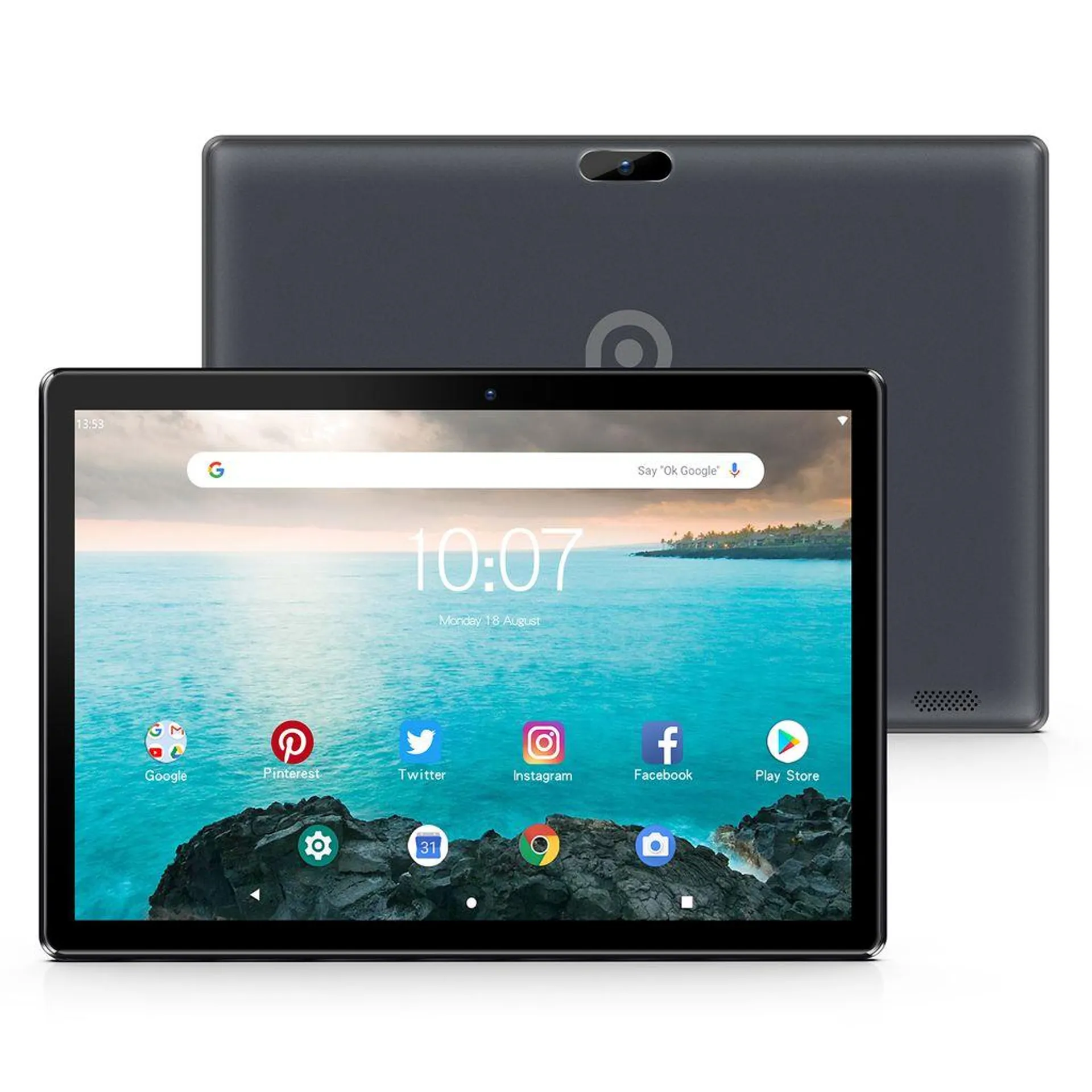 Tablet 10.1 Zoll Android 10.0 3G-Handy-Tablets mit 64 GB Speicher, SIM-Kartensteckplatz, 8MP-Kamera, WLAN, Bluetooth, GPS, Quad-Core, HD-IPS-Touchscre