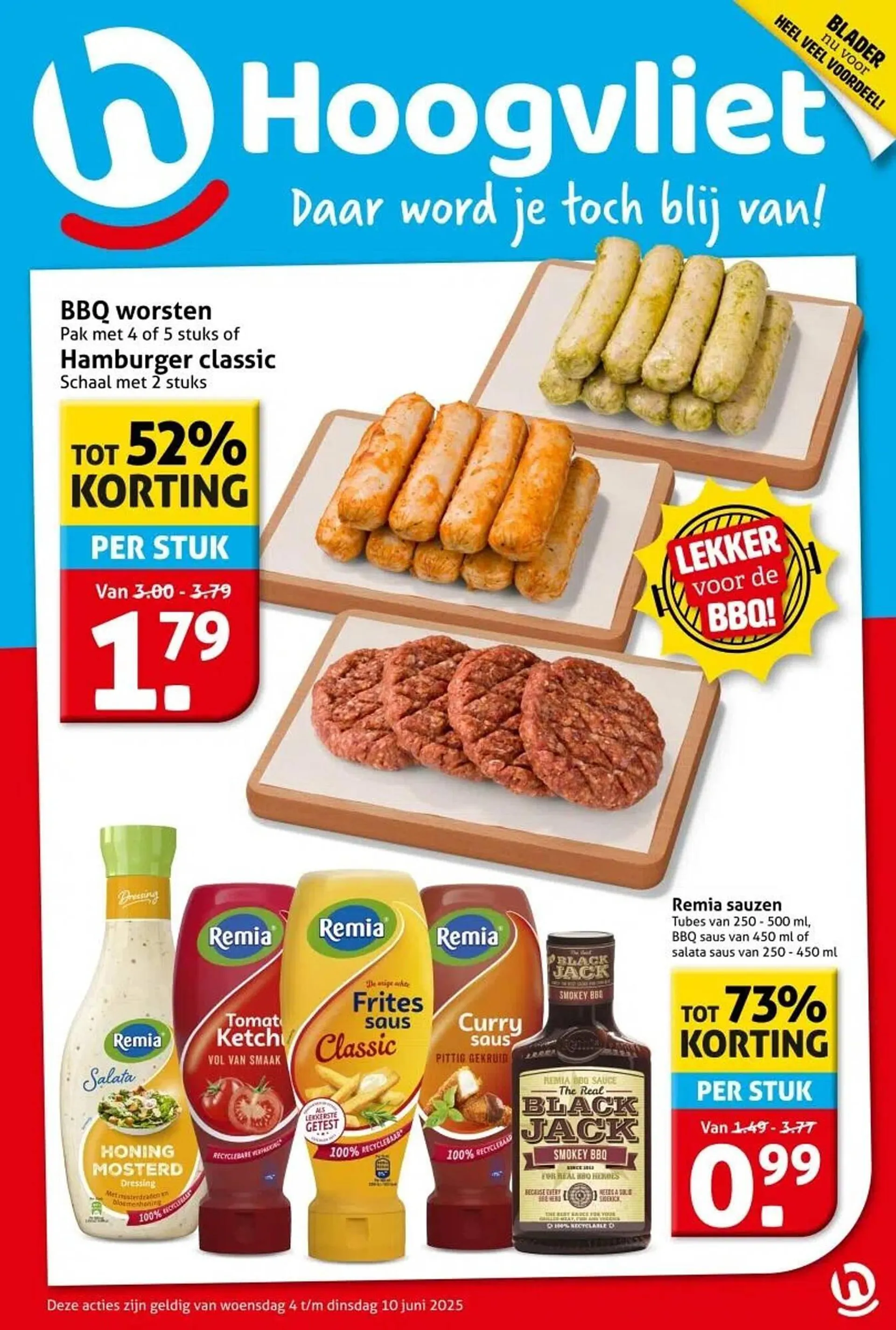 Hoogvliet folder van 4 juni tot 10 juni 2025 - Folder pagina 1