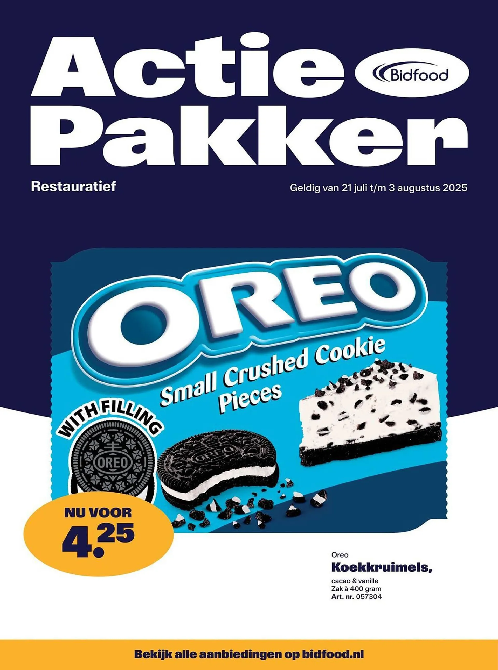 Bidfood folder van 21 juli tot 3 augustus 2025 - Folder pagina 1