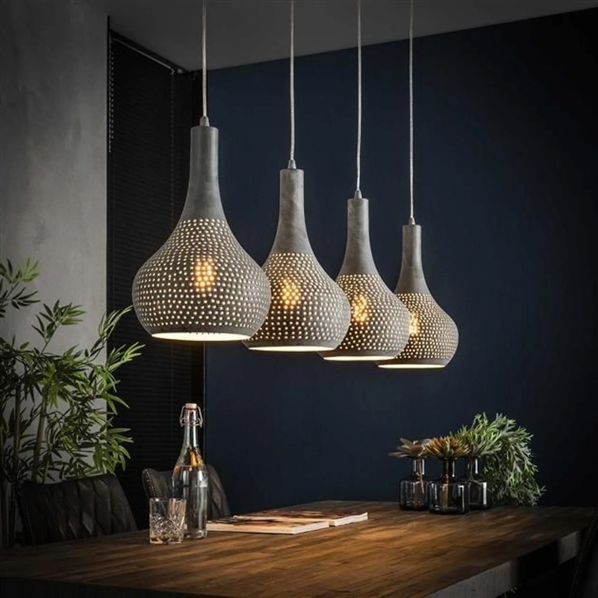 Hanglamp Aya 4 Grey