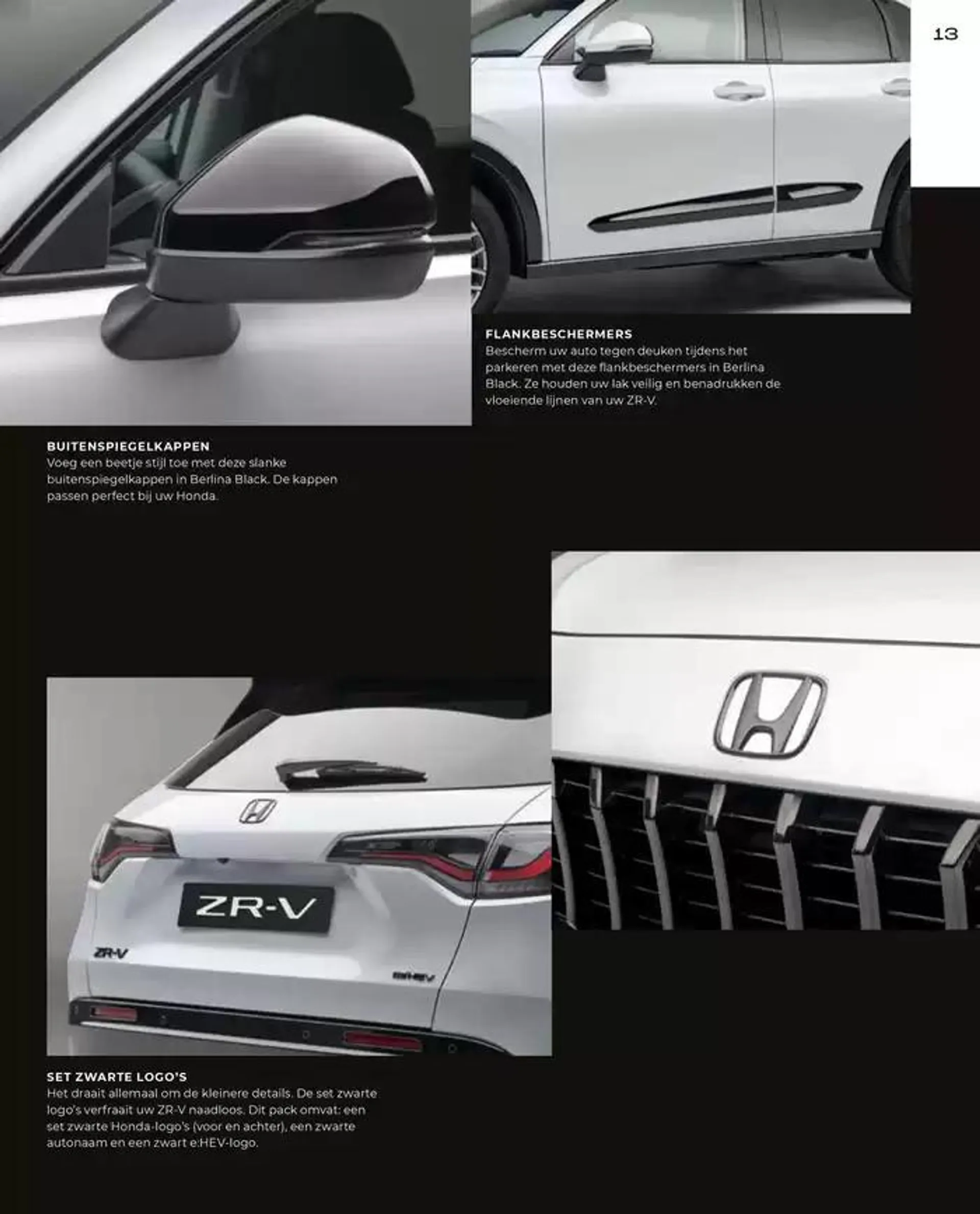 ZR-V Accessories van 19 november tot 30 juni 2025 - Folder pagina 13