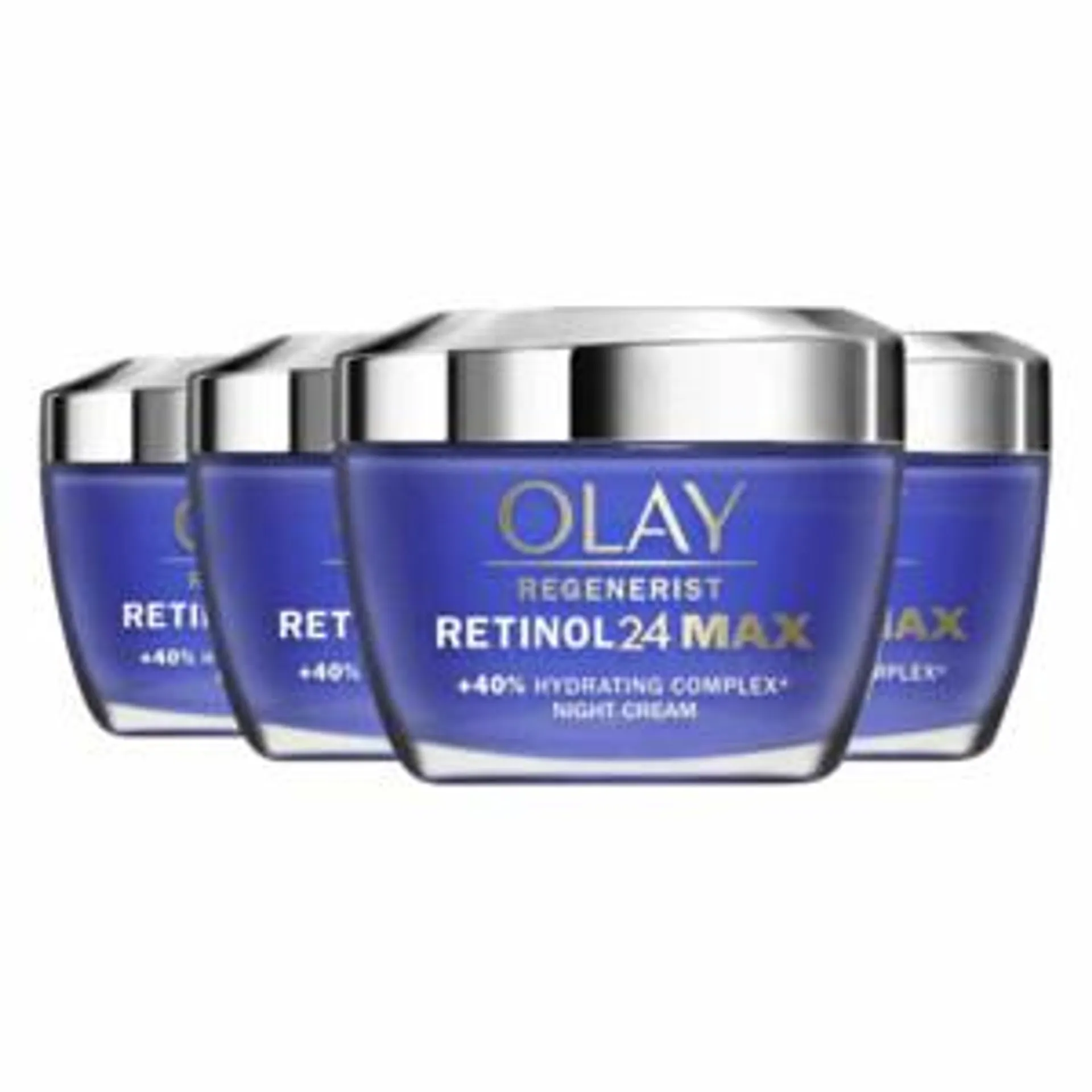 4x Olay Nachtcrème Regenerist Retinol24 MAX 50 ml