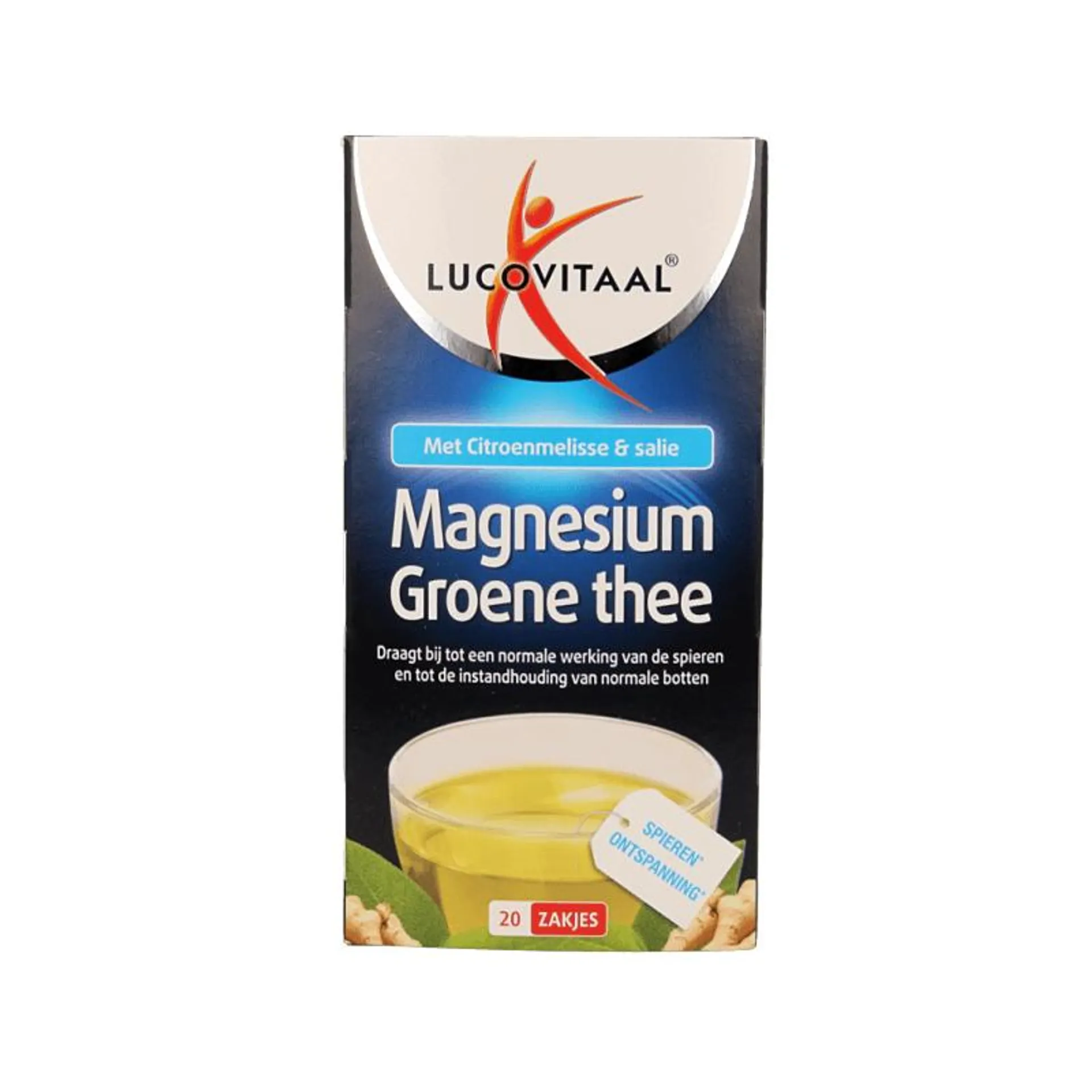 Lucovitaal Magnesium groene thee 20 zakjes