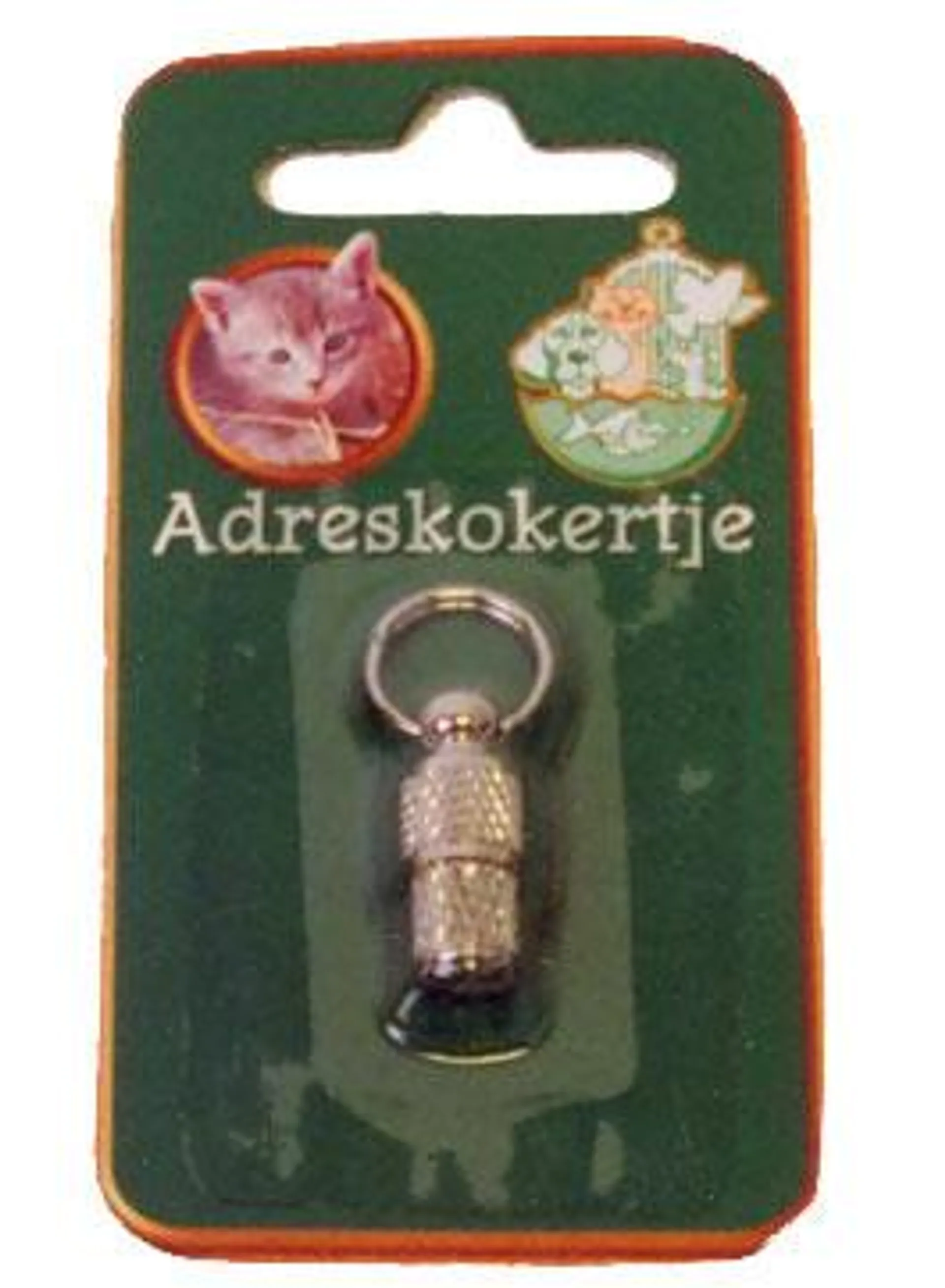 Adreskoker poes chrome 22mm