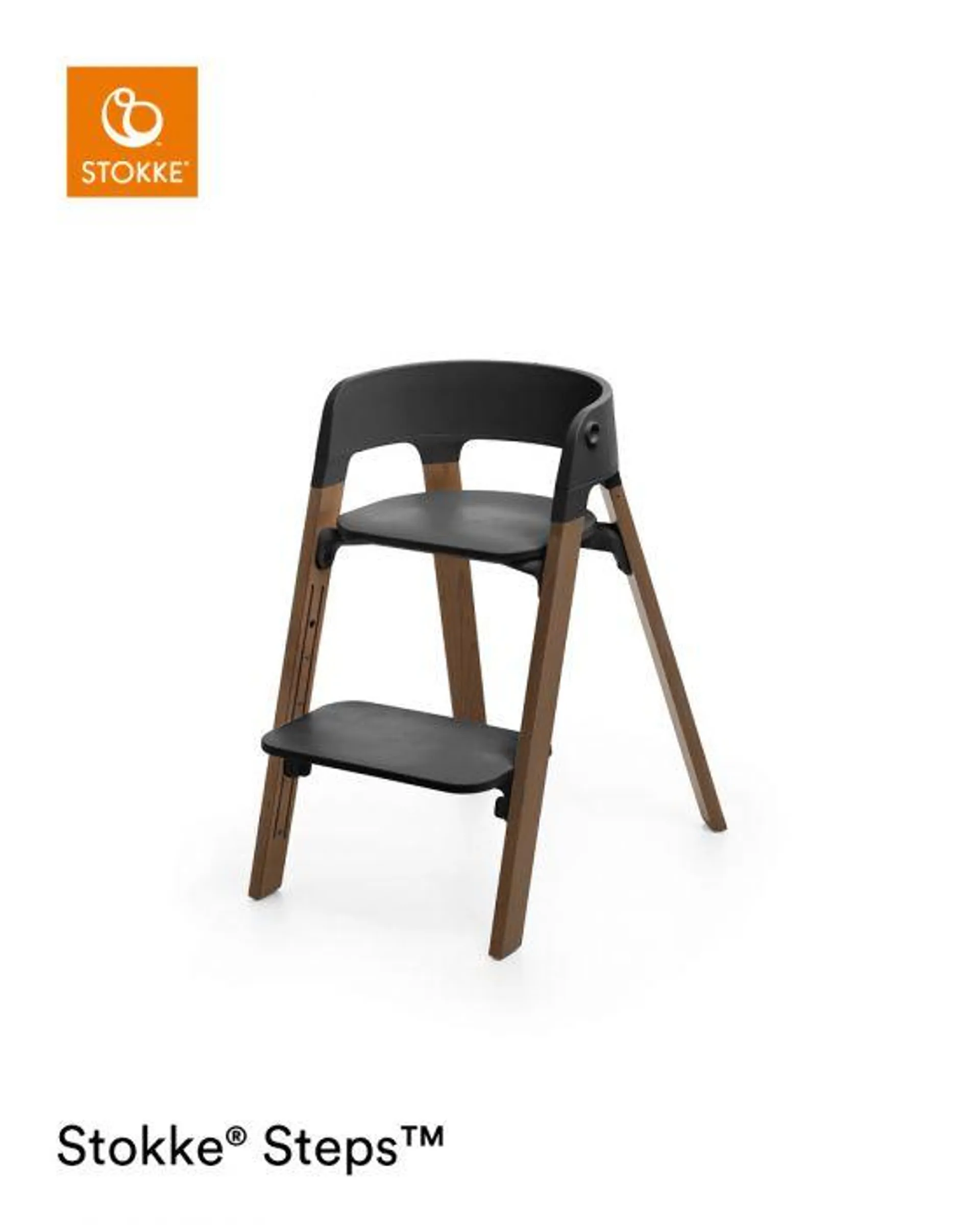 Stokke® Steps™️ Kinderstoel Black Golden Brown