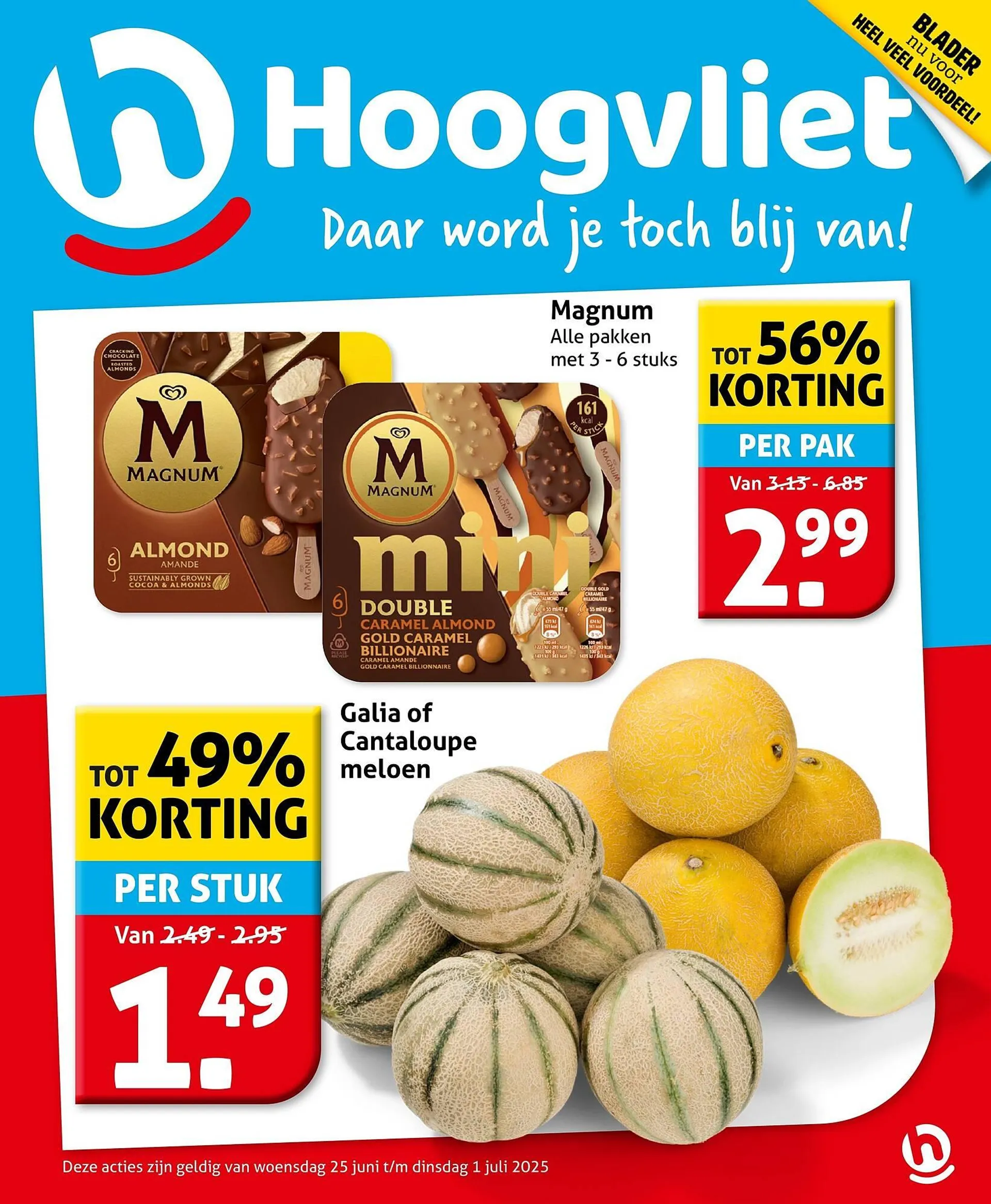 Hoogvliet folder van 25 juni tot 1 juli 2025 - Folder pagina 1