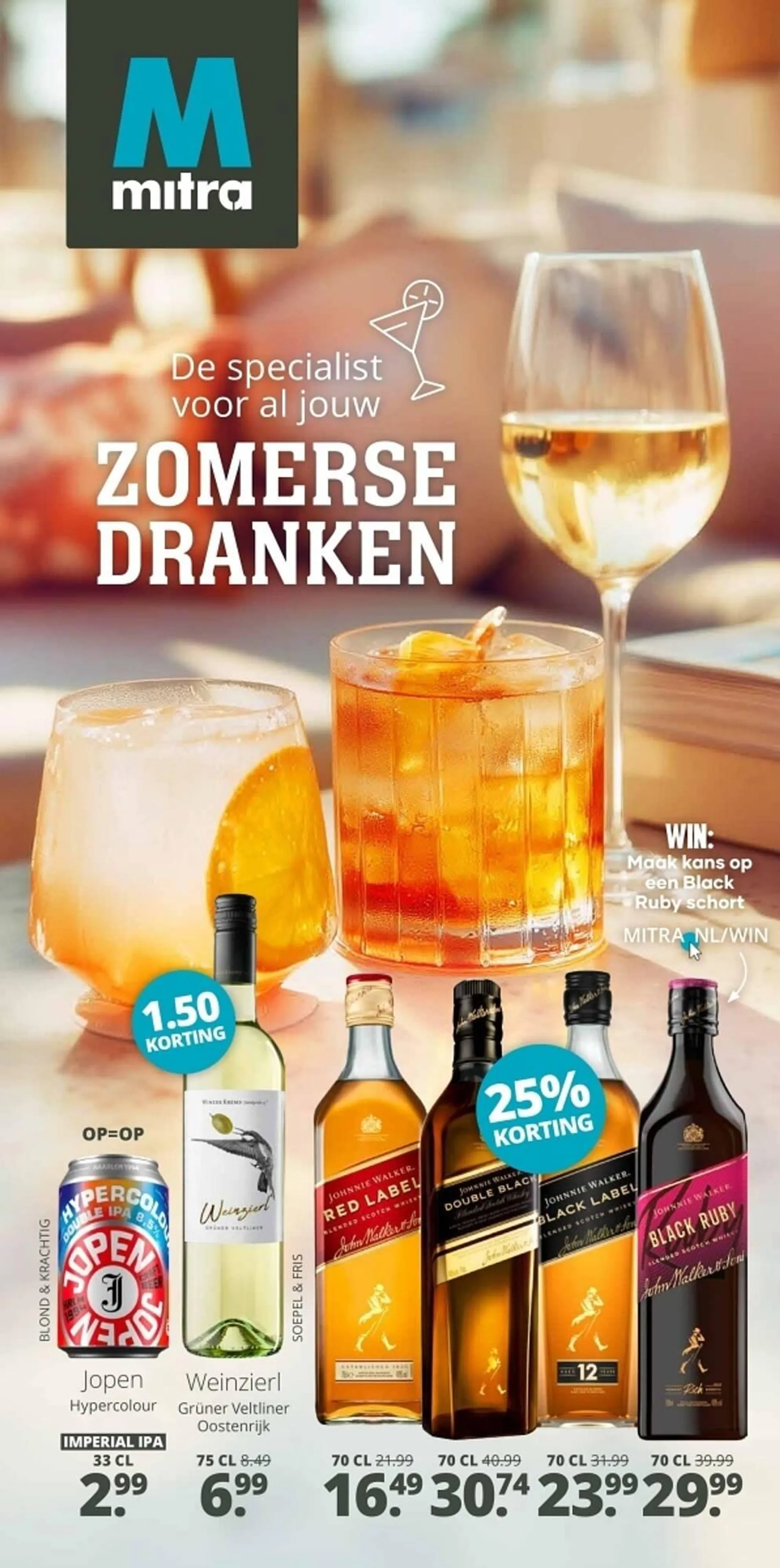 Mitra folder van 4 augustus tot 24 augustus 2025 - Folder pagina 1