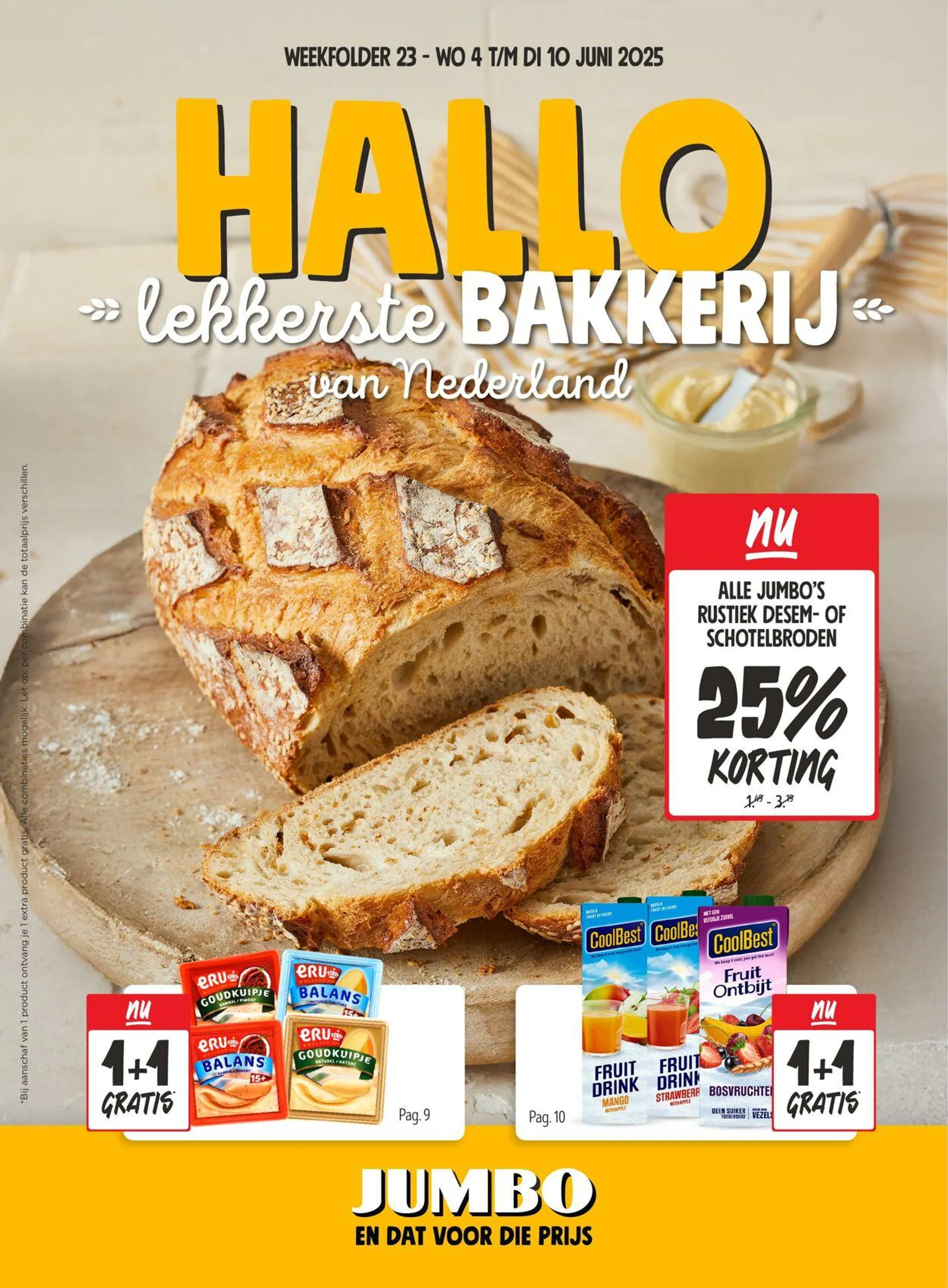 Jumbo Actuele folder van 4 juni tot 10 juni 2025 - Folder pagina 1