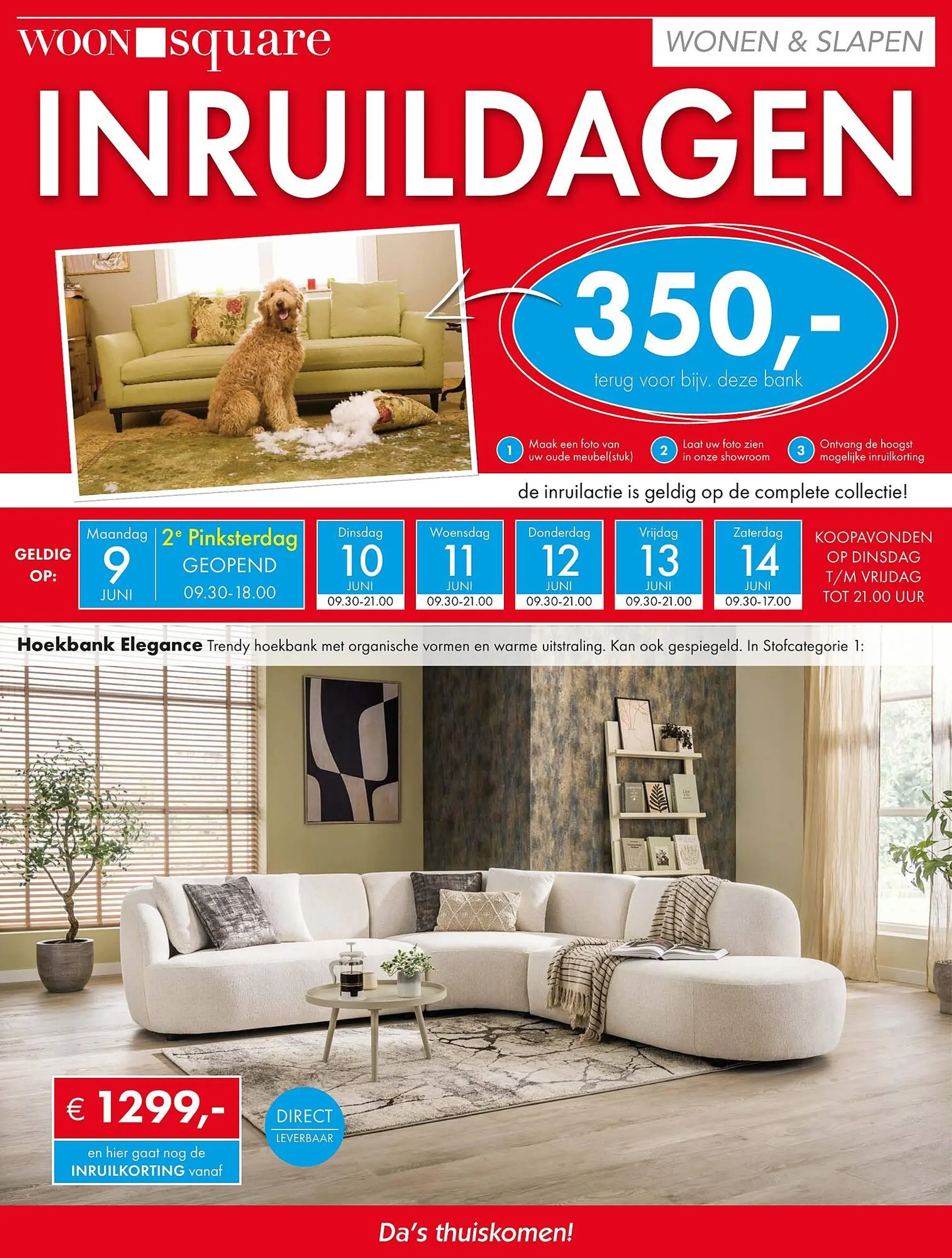 Woonsquare folder van 9 juni tot 15 juni 2025 - Folder pagina 1