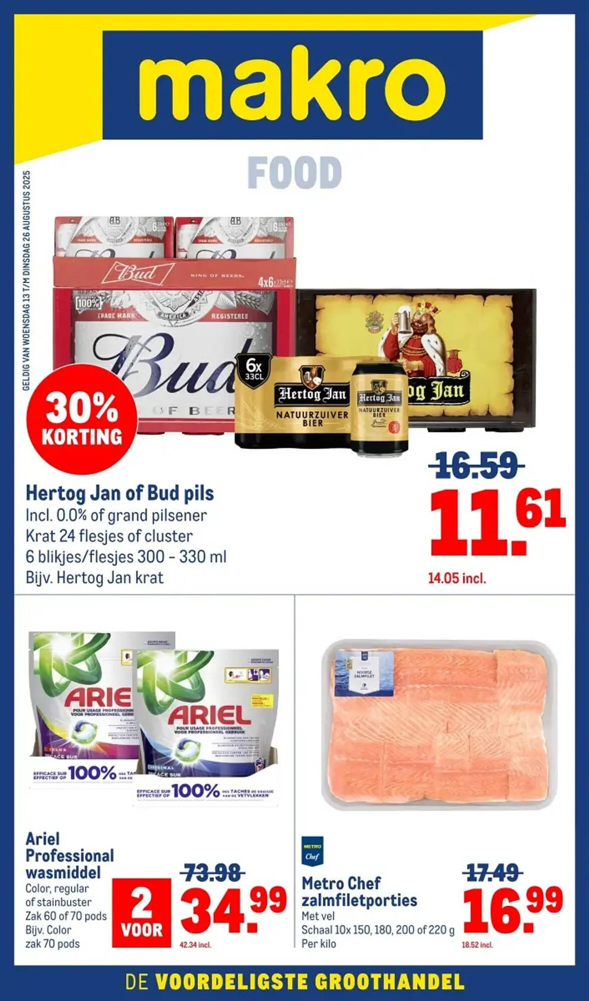 Makro folder van 13 augustus tot 26 augustus 2025 - Folder pagina 1