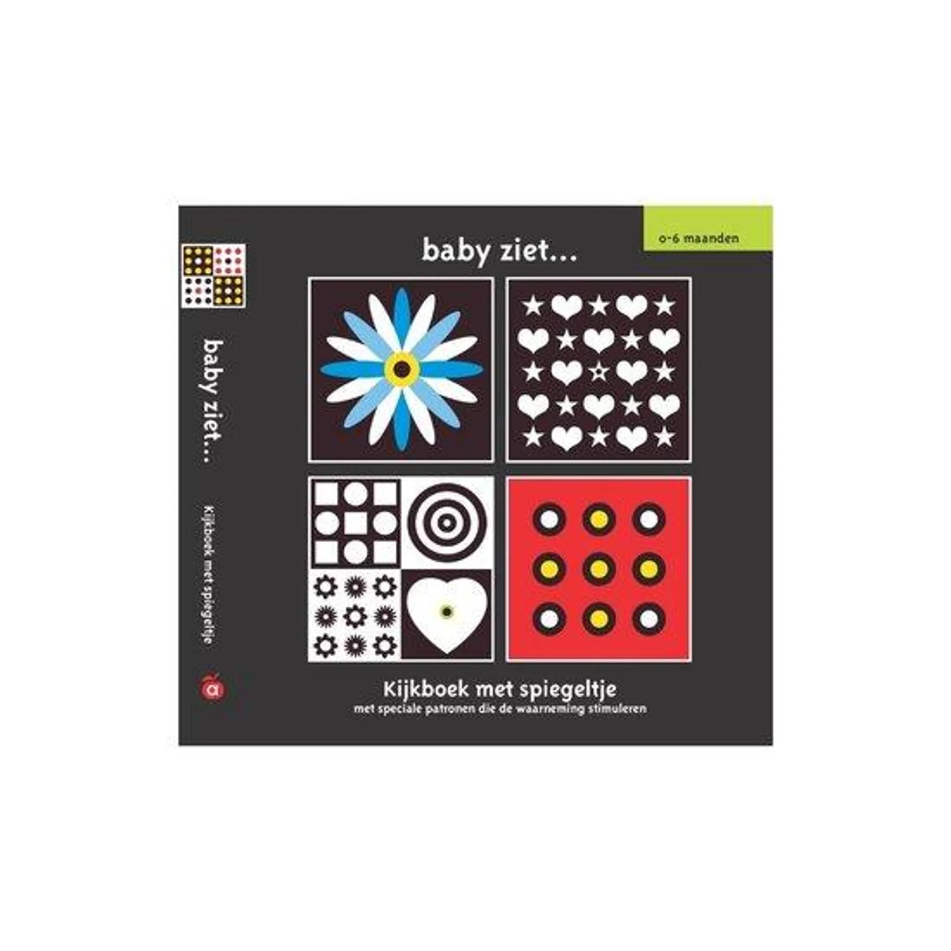 Baby ziet... - kijkboek met spiegeltje 0-6 maanden