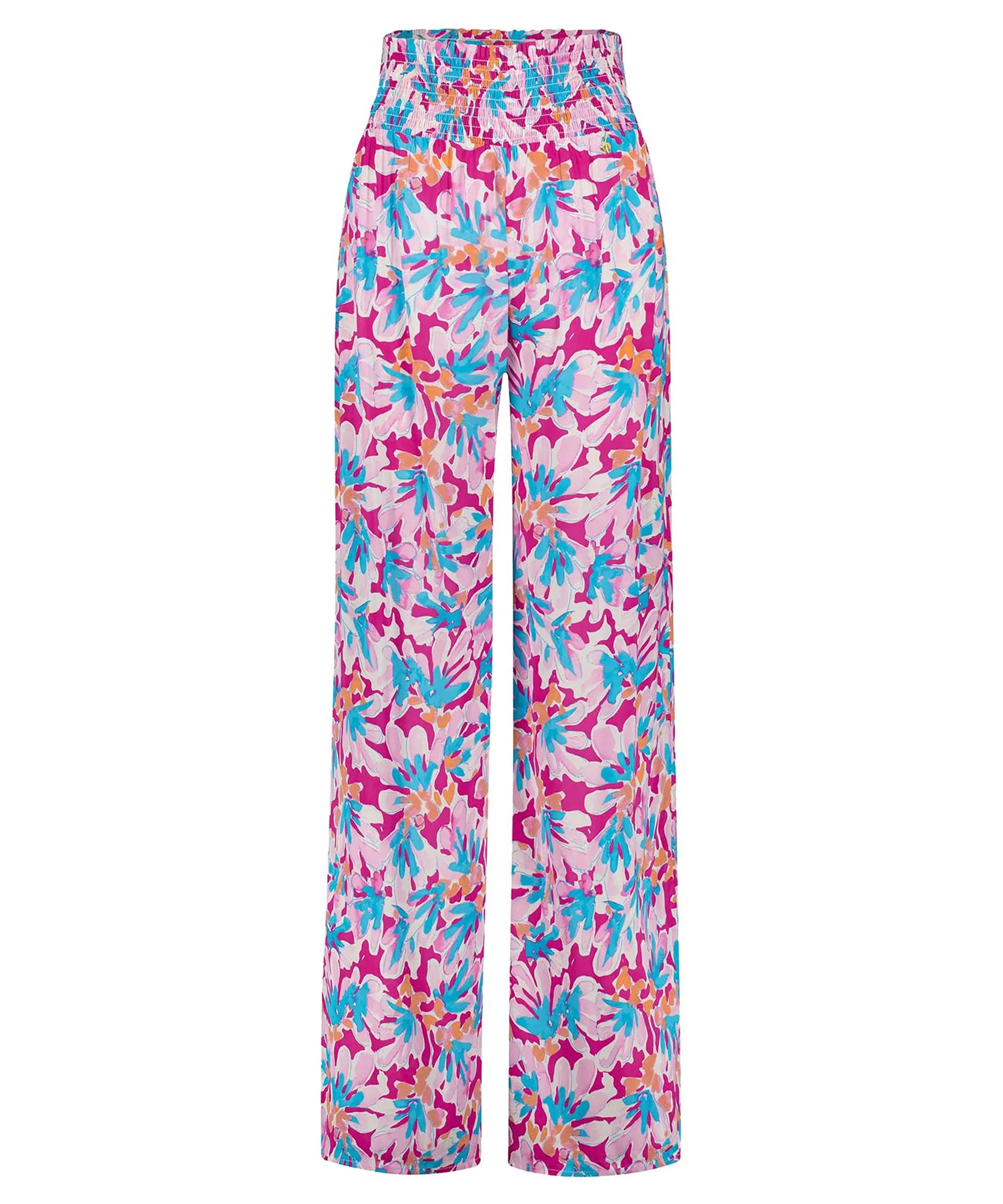 Fabienne Chapot wide leg broek bloemen Palapa