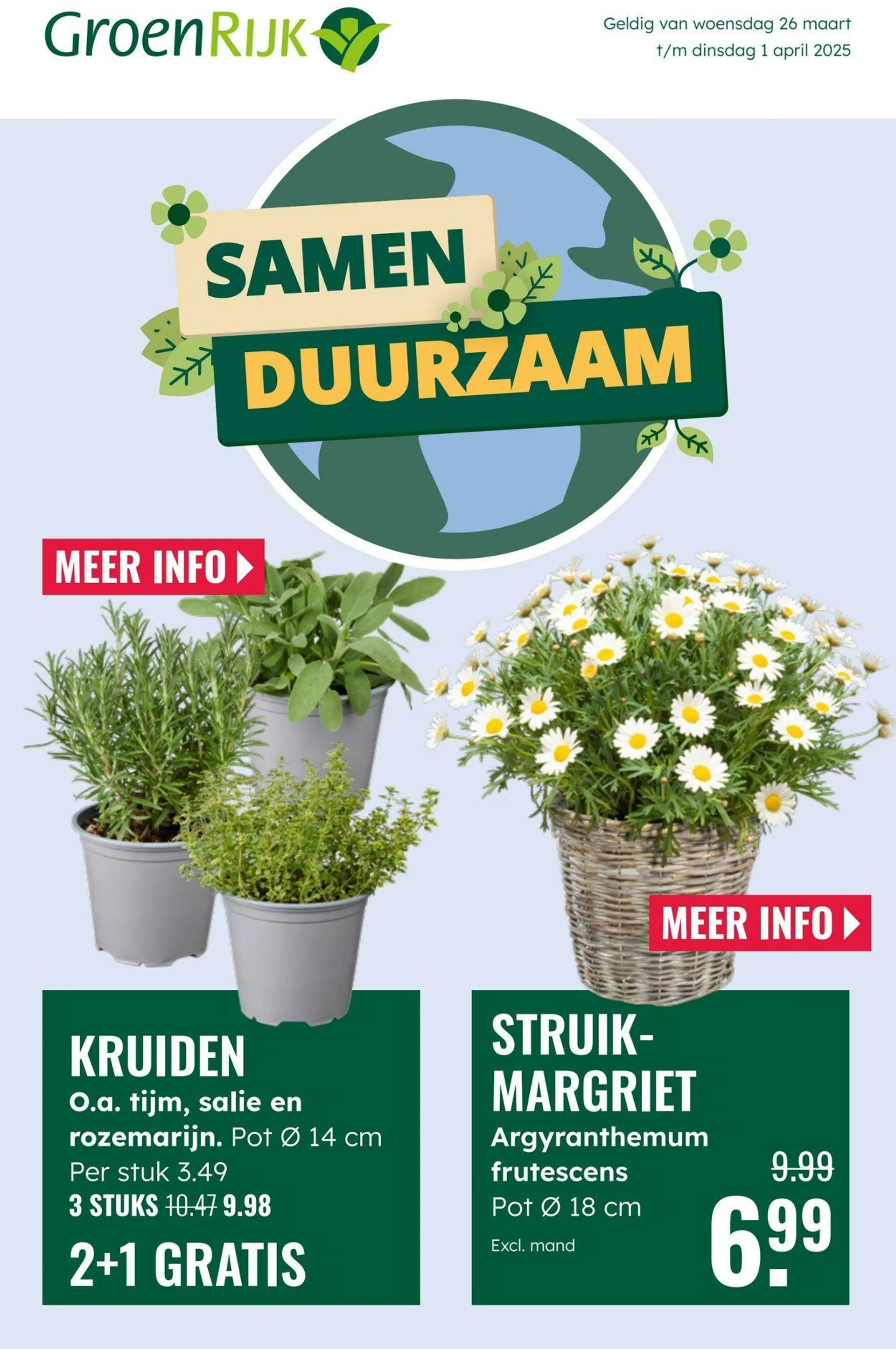 GroenRijk Actuele folder van 10 juni tot 24 juni 2025 - Folder pagina 1