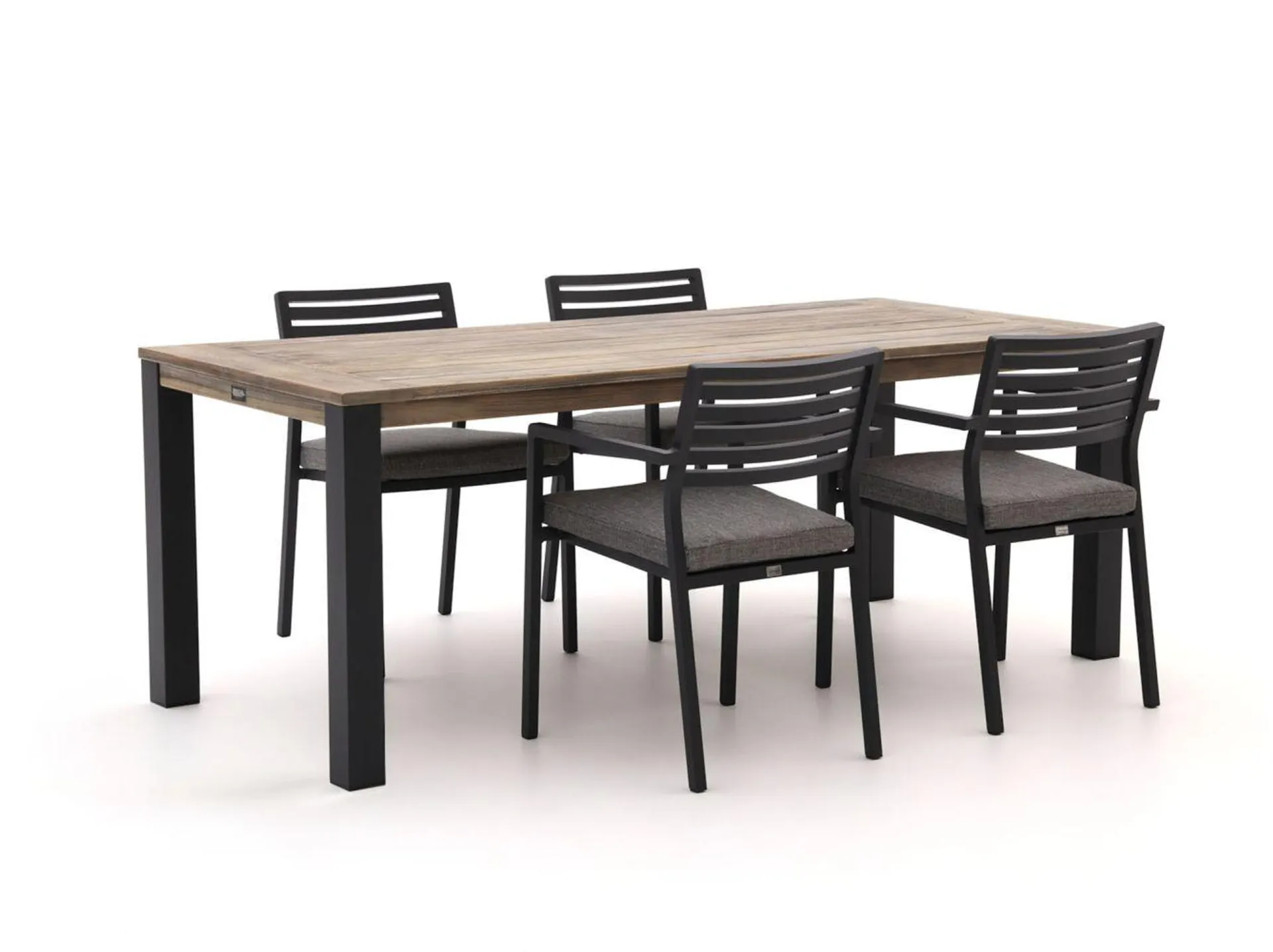 Bellagio Rumo/ROUGH-S 160cm dining tuinset 5-delig