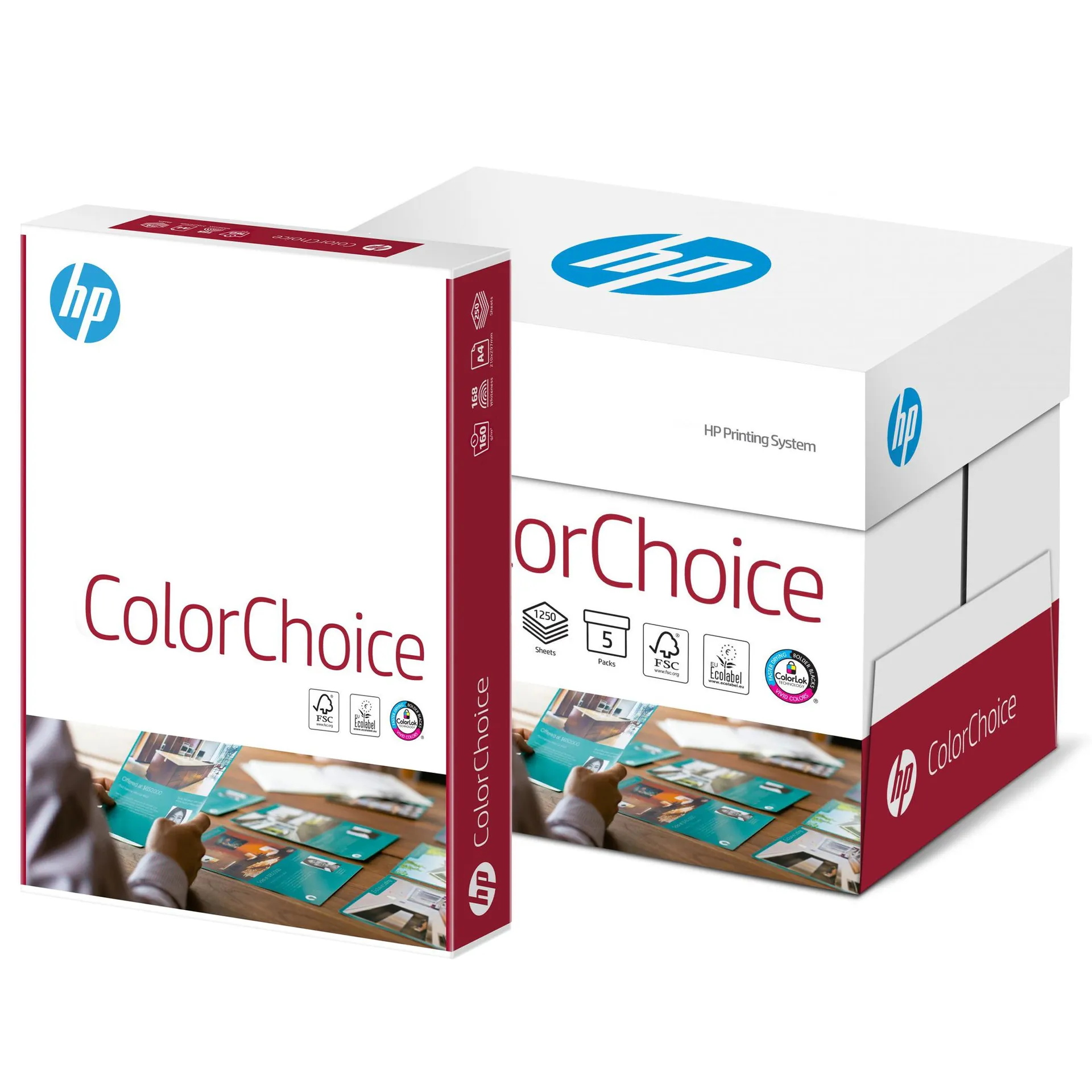 HP ColorChoice Papier A4 160 g/m² Wit