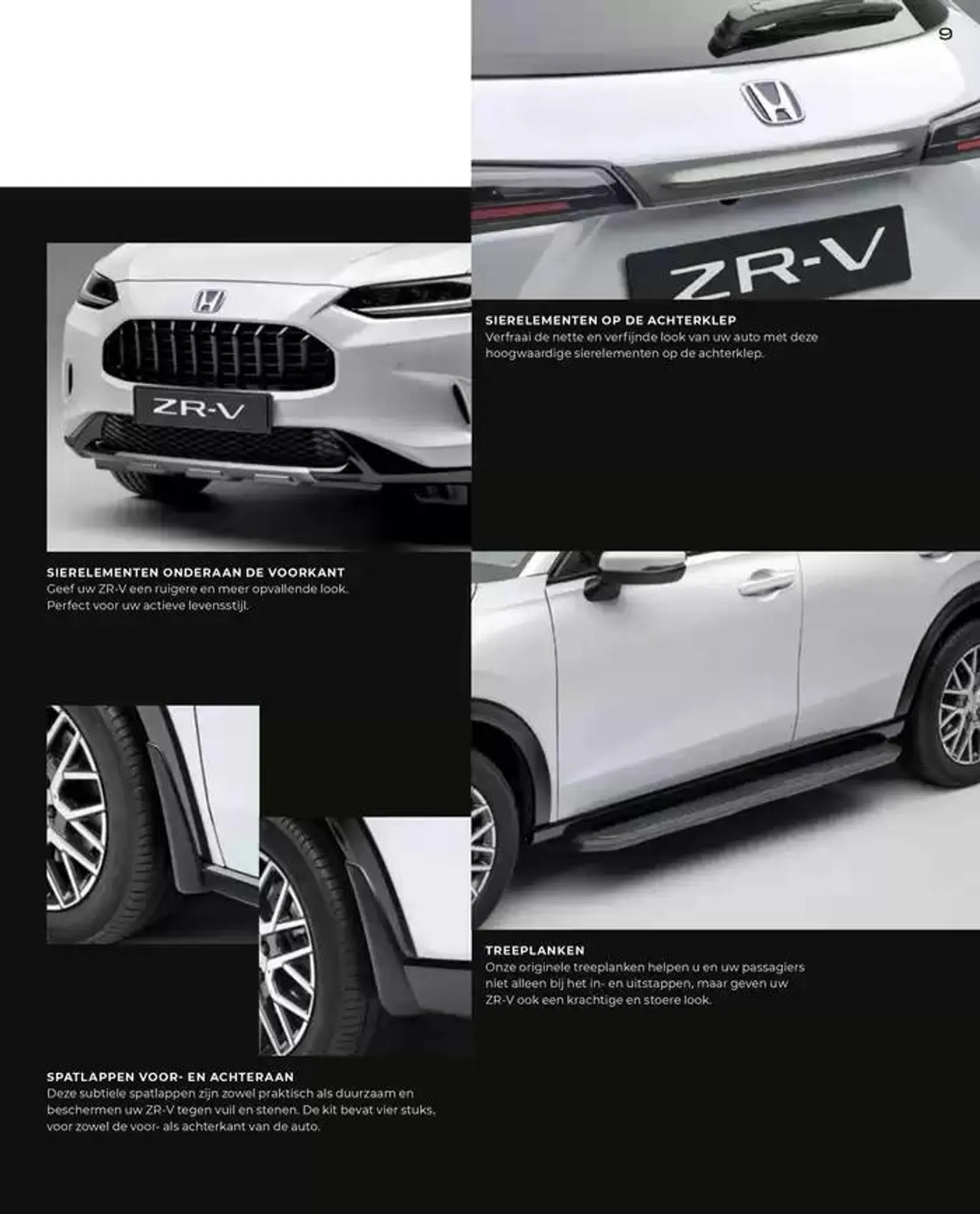 ZR-V Accessories van 19 november tot 30 juni 2025 - Folder pagina 9