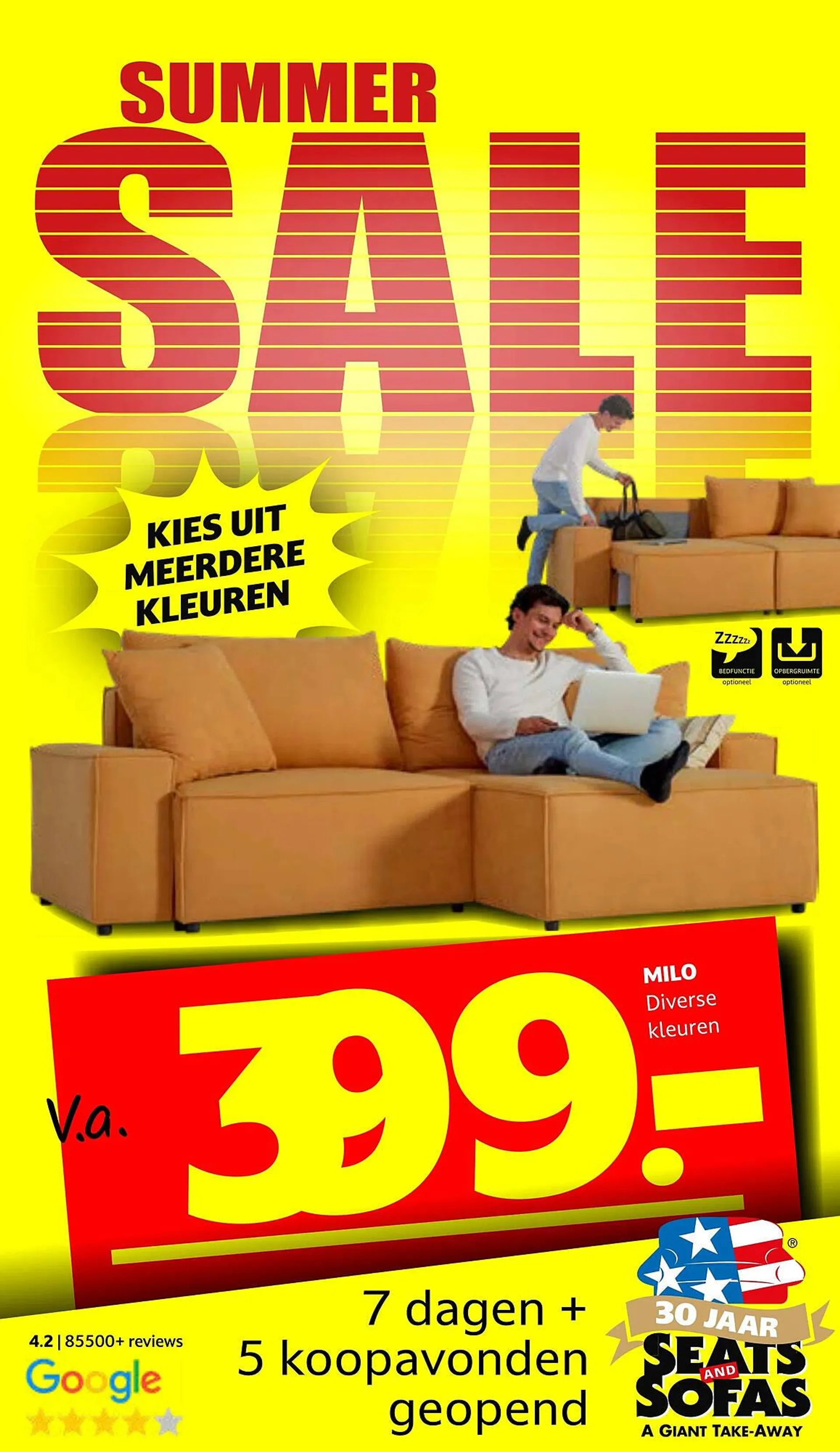 Seats and Sofas folder van 3 augustus tot 31 augustus 2025 - Folder pagina 1