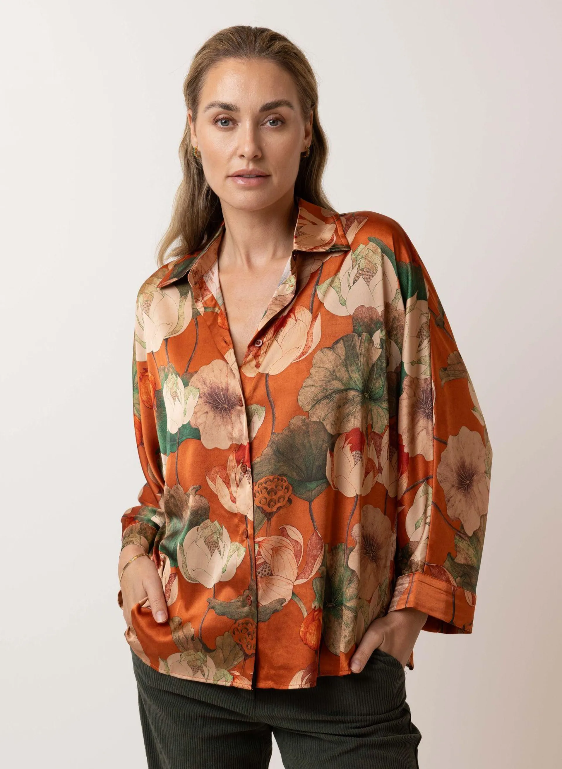 Oranje blouse