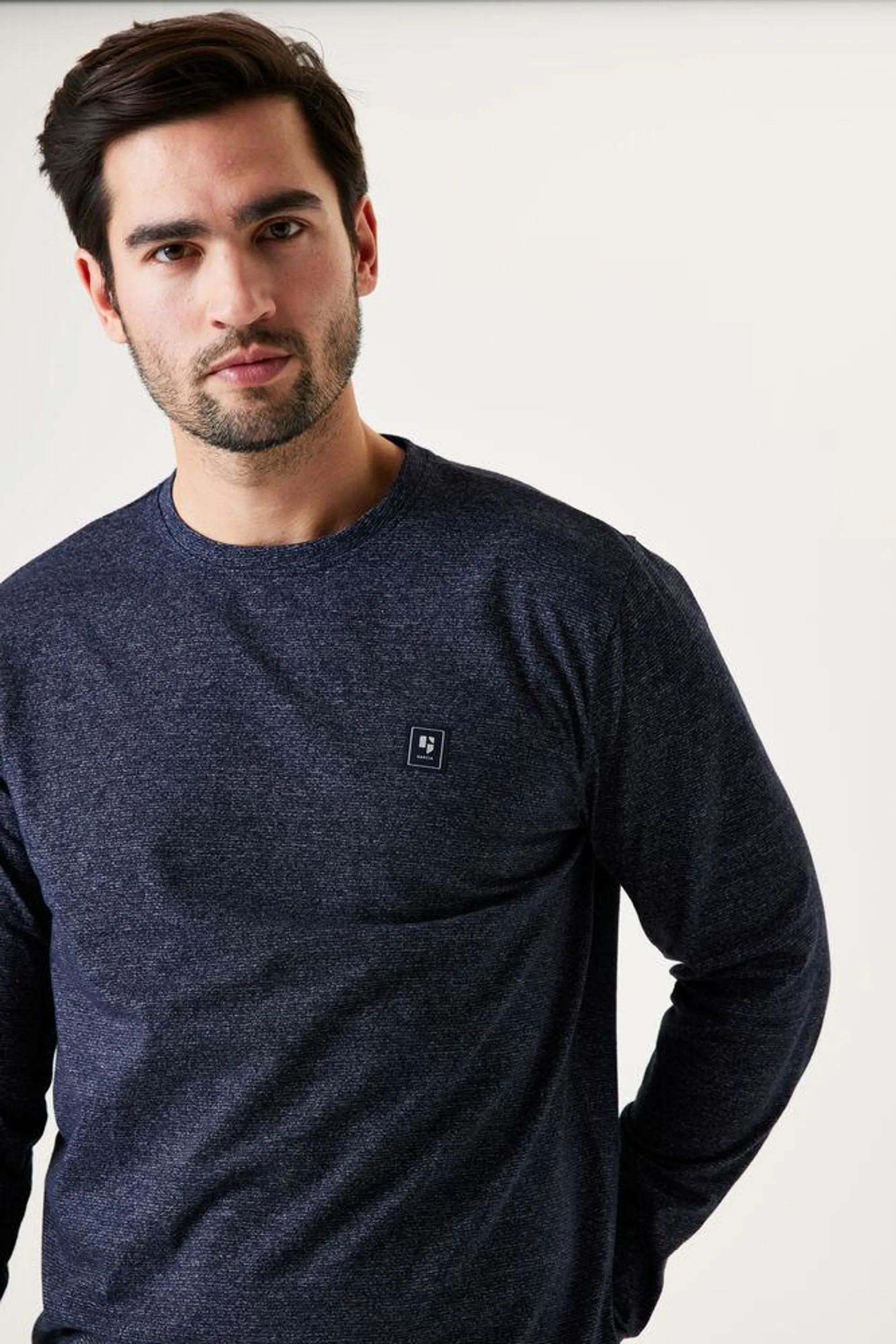 garcia longsleeve donkerblauw