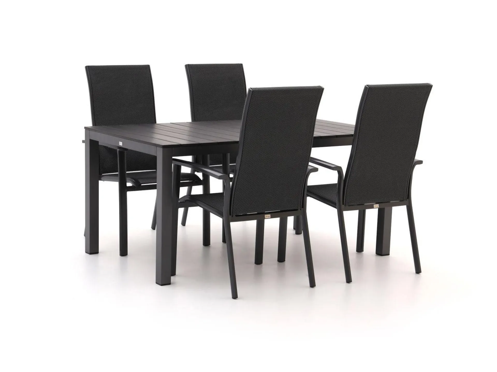 Bellagio Avio/Fidenza 160cm dining tuinset 5-delig stapelbaar