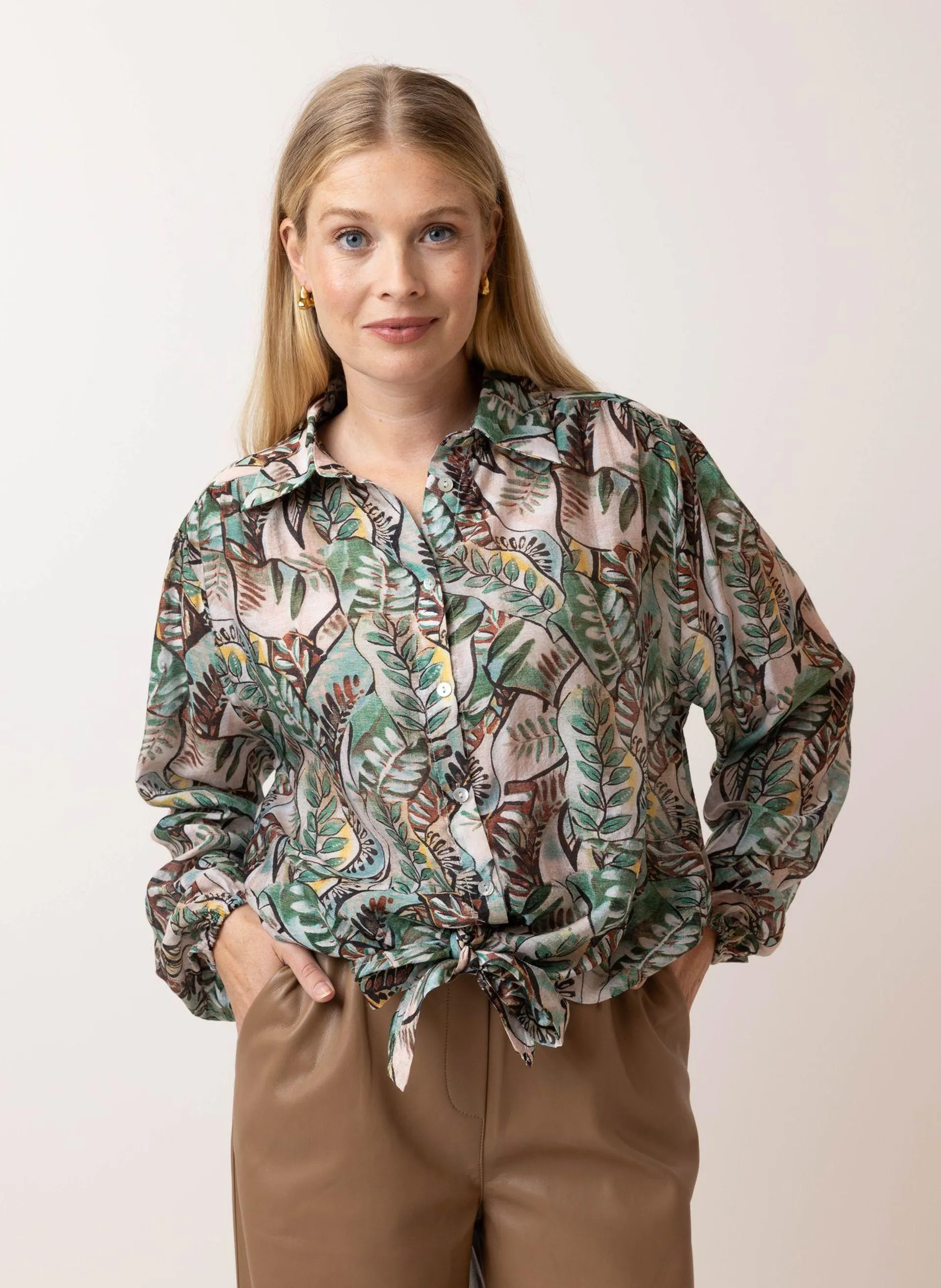 Blouse met strik