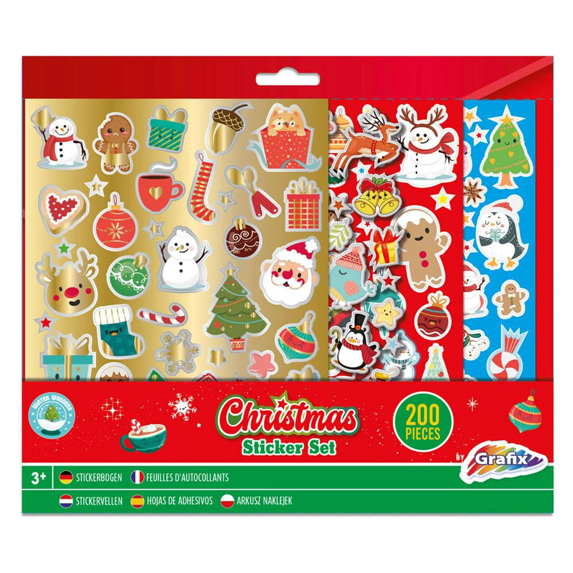 Stickerset Kerst