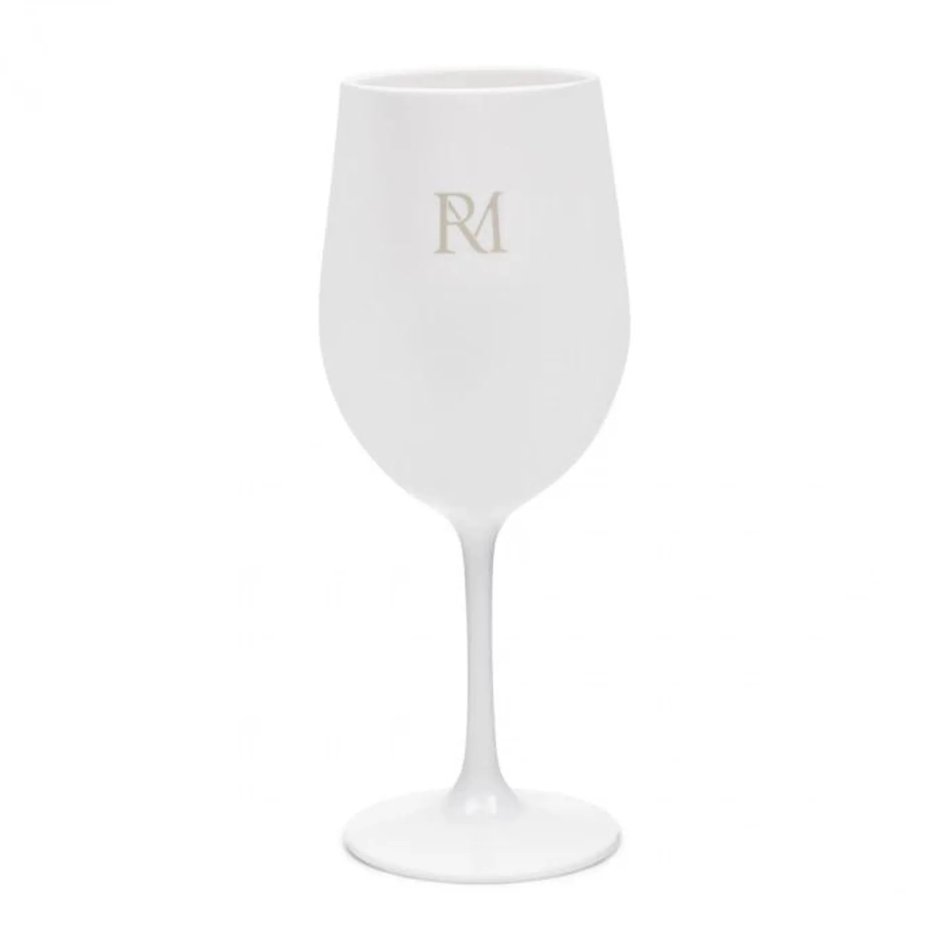 Wijnglas RM Monogram Outdoor, wit