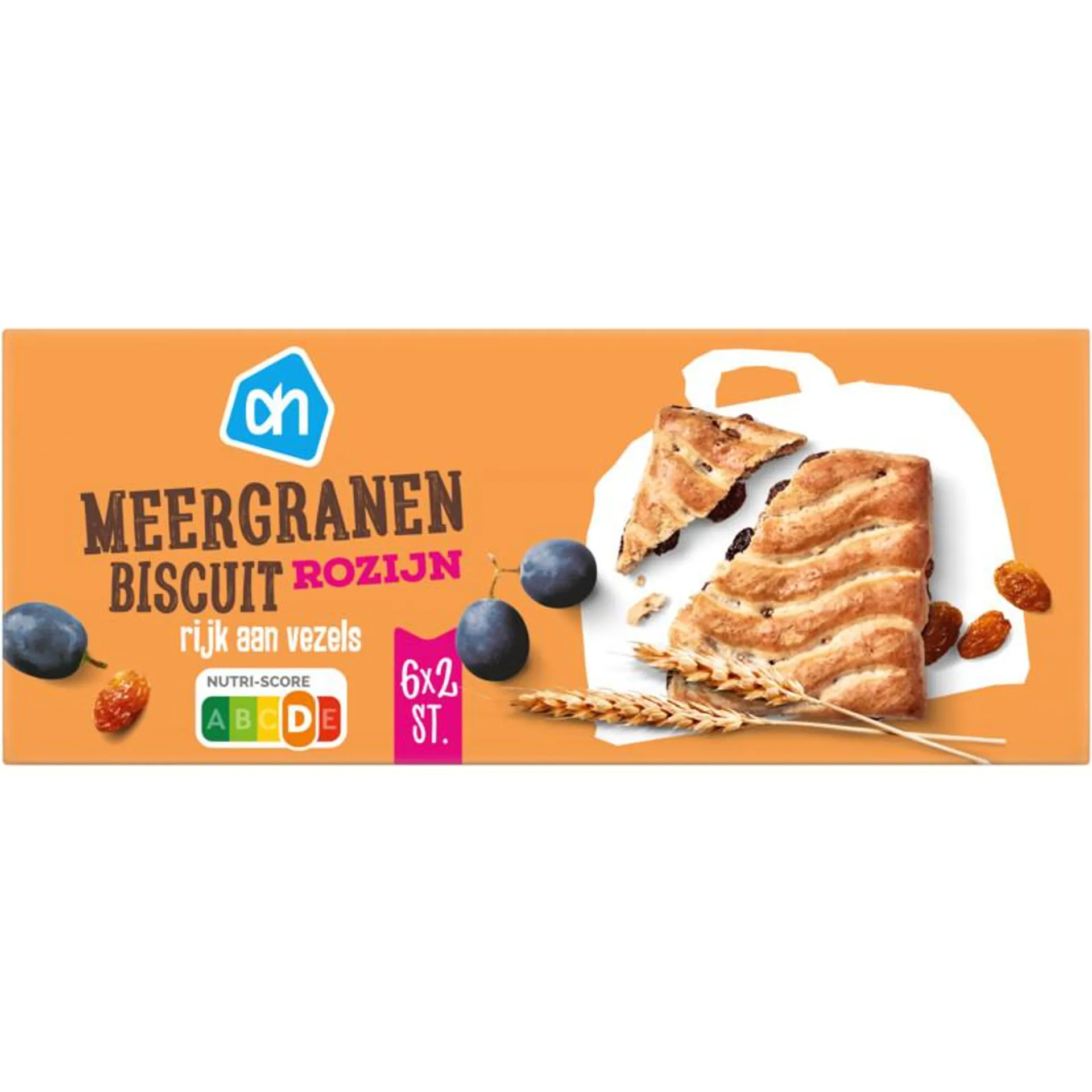 AH Meergranenbiscuit rozijn