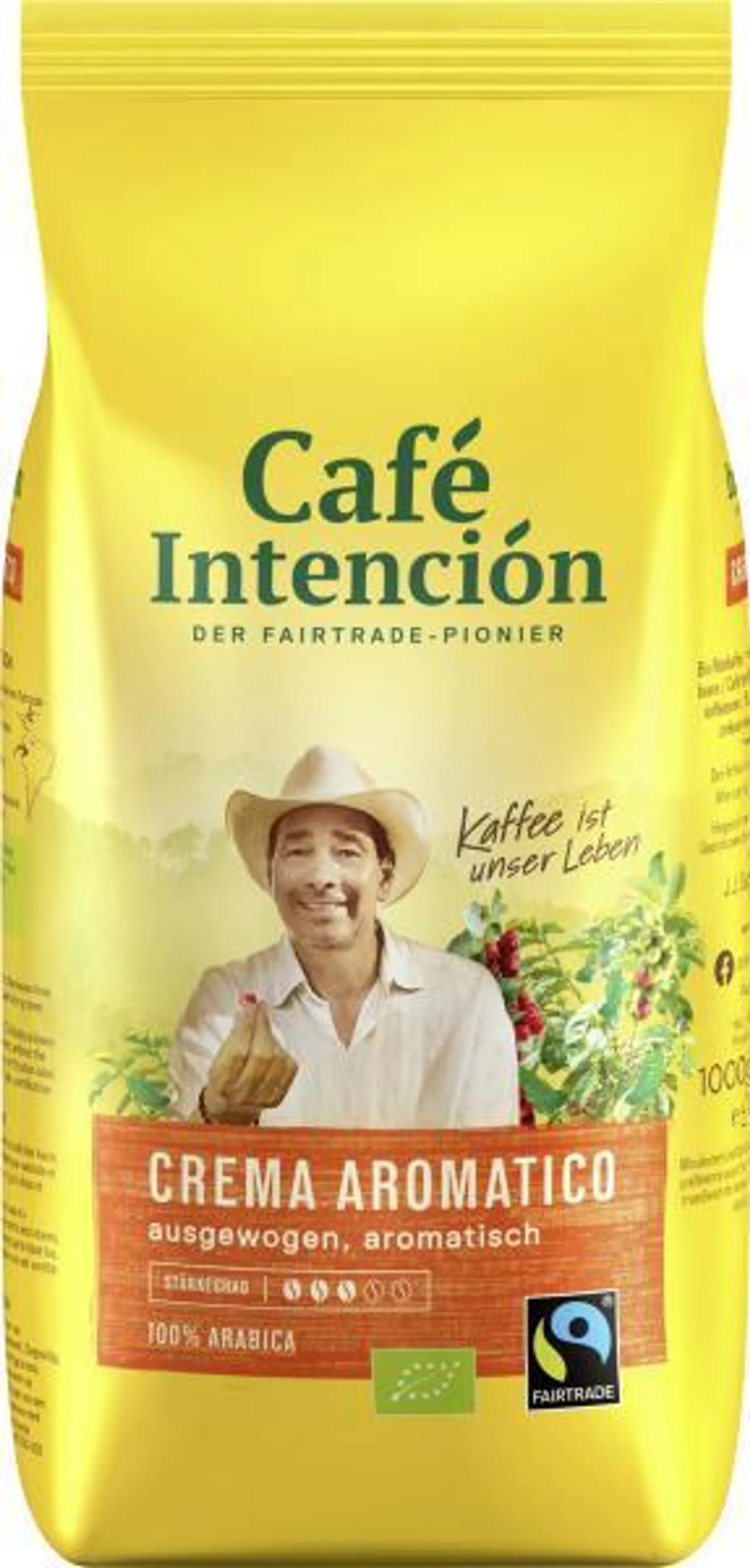 Darboven Café Intención Crema Aromatico ganze Bohne 1 kg