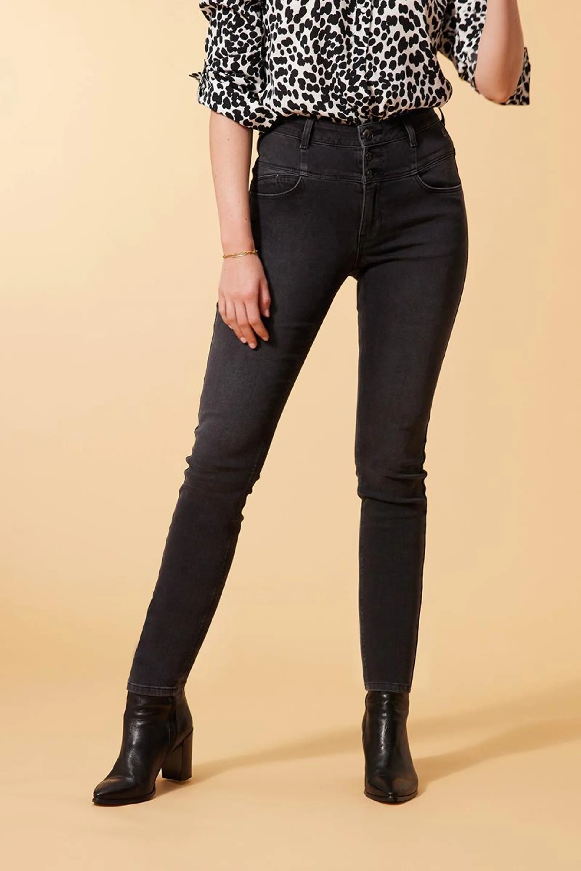 Jeans 'Havanna' skinny grijs