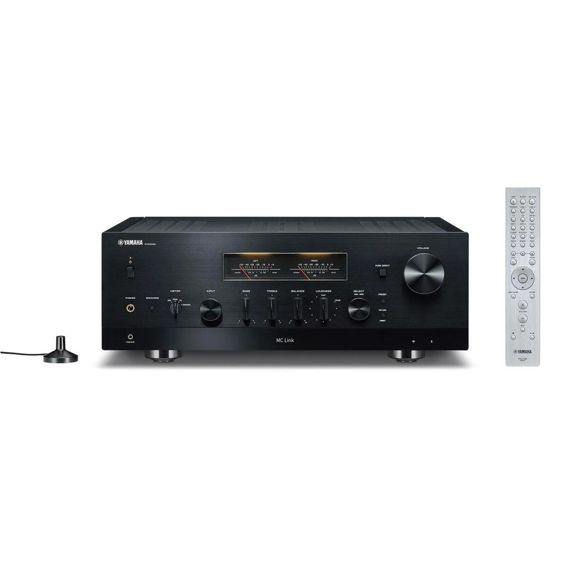 Yamaha R-N2000A zwart Netwerk receiver met Musiccast met 250,= cashback via Yamaha