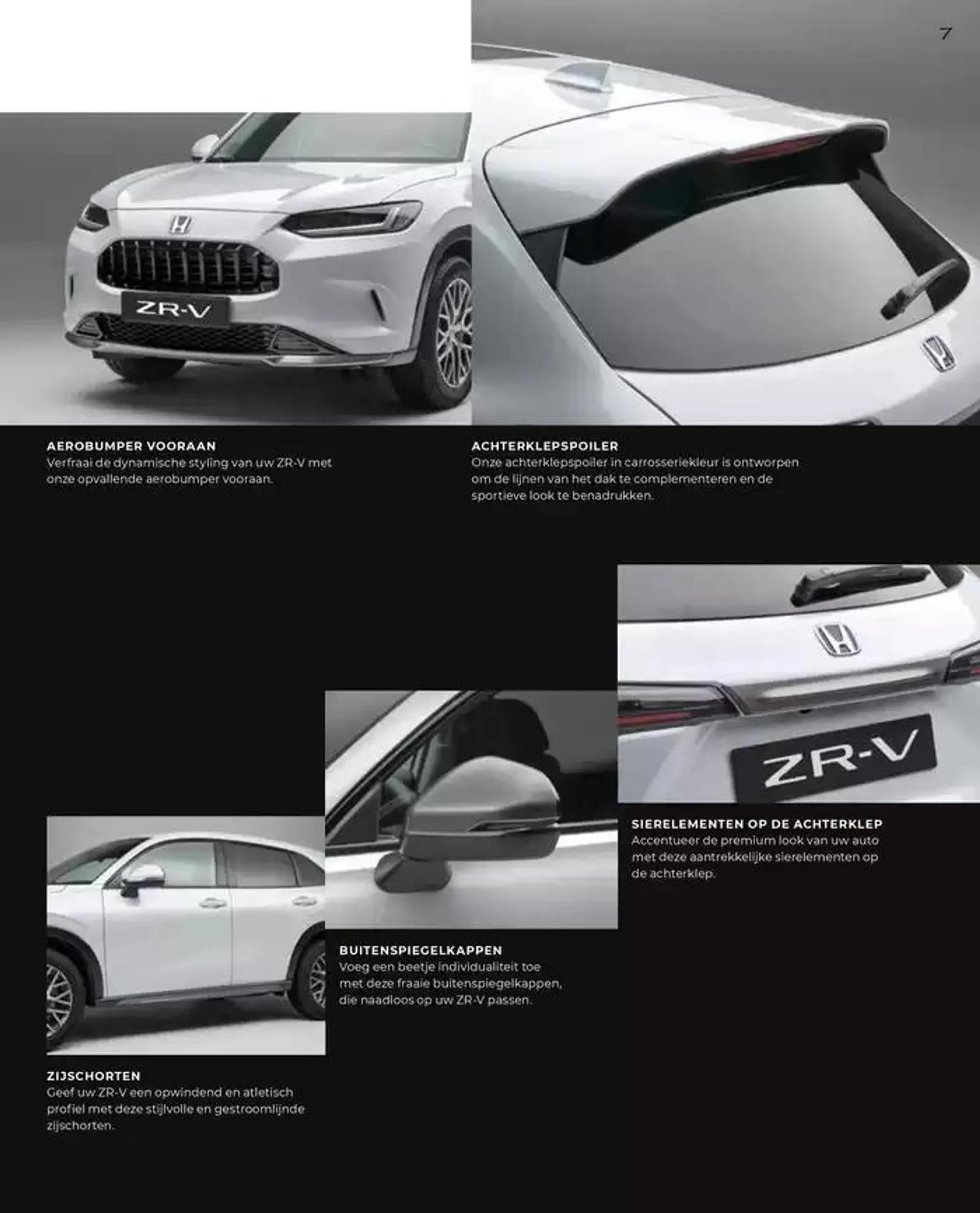 ZR-V Accessories van 19 november tot 30 juni 2025 - Folder pagina 7
