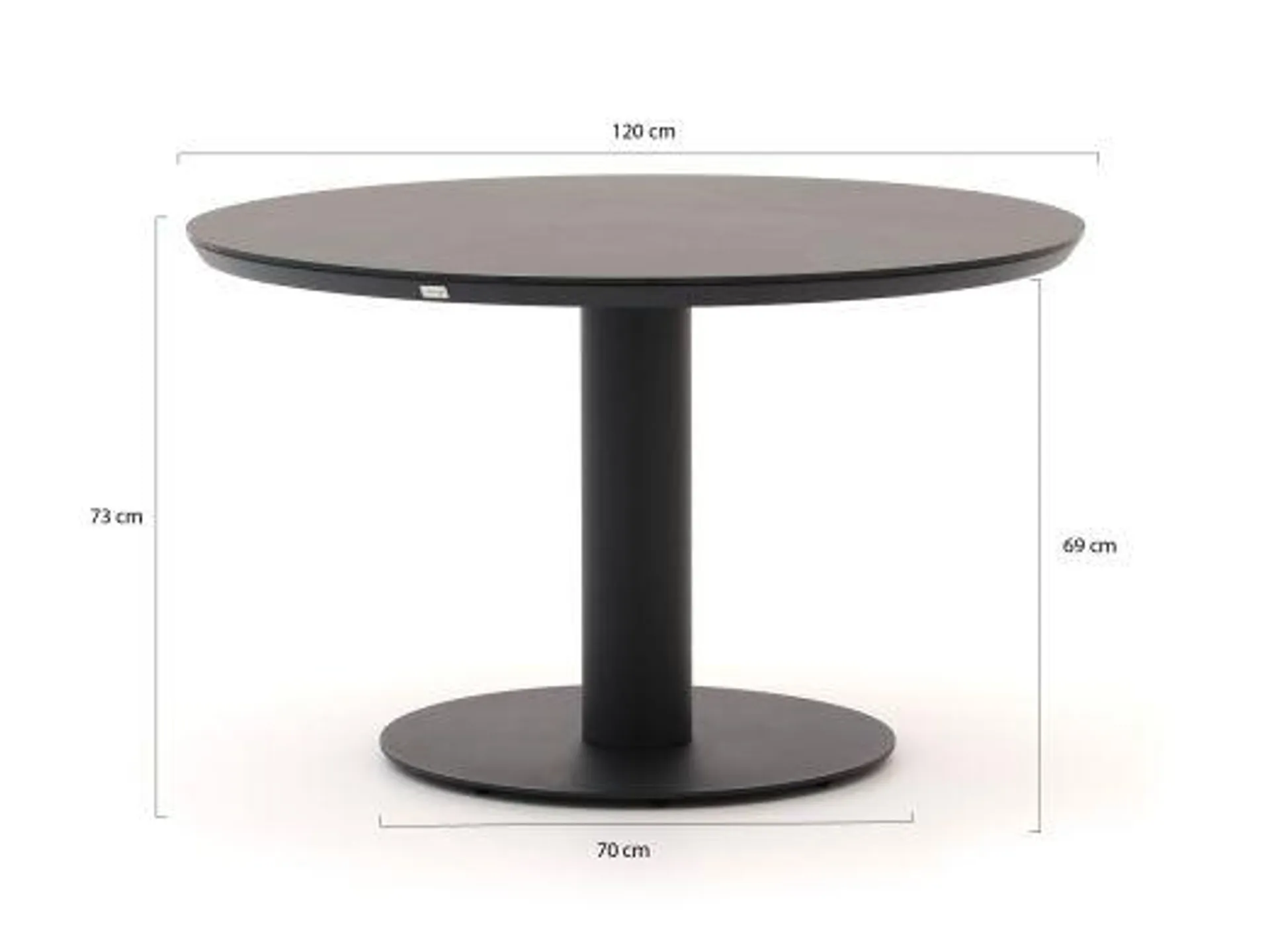 Intenso Busso/La Fonte ø 120cm dining tuinset 5-delig