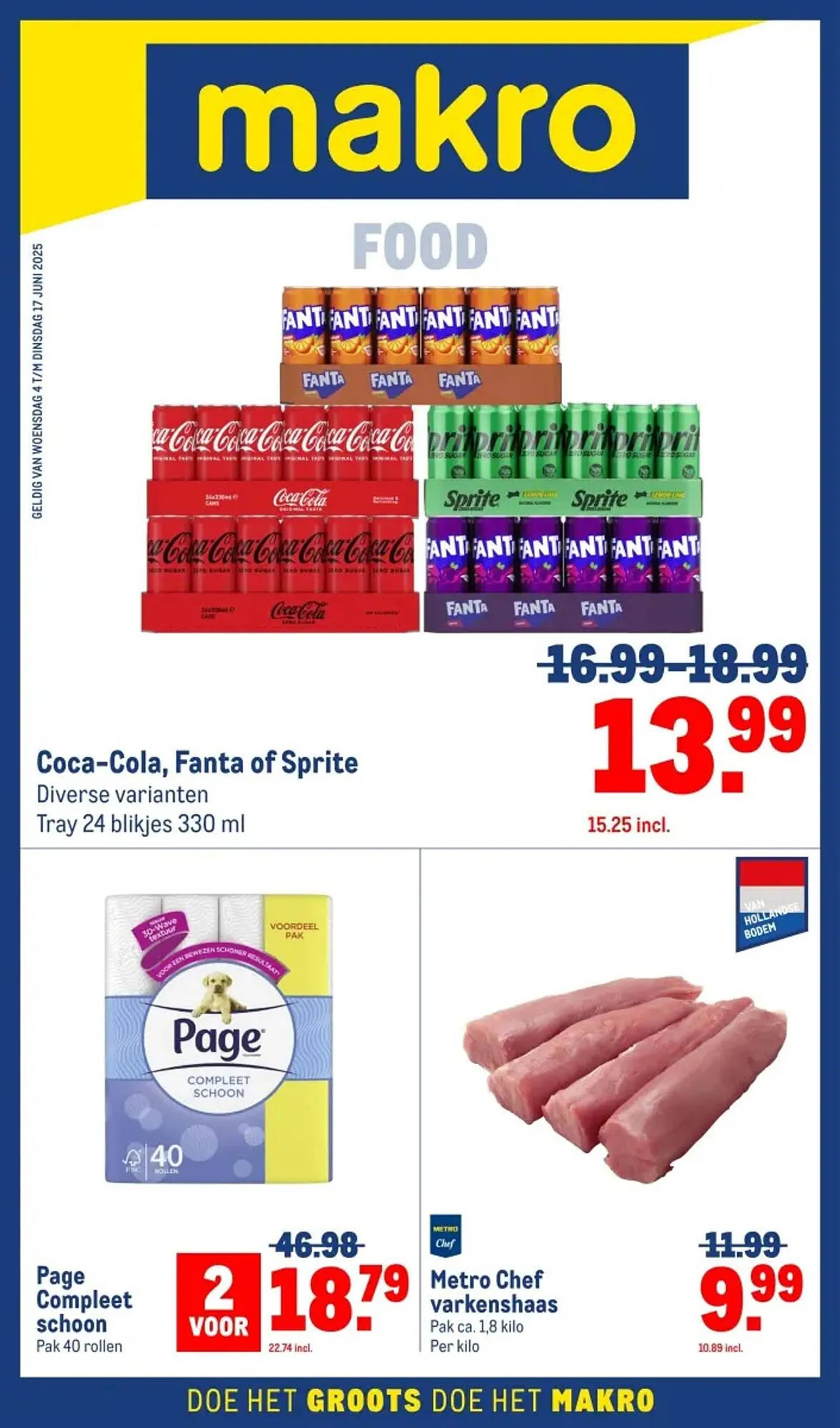 Makro folder van 4 juni tot 17 juni 2025 - Folder pagina 1